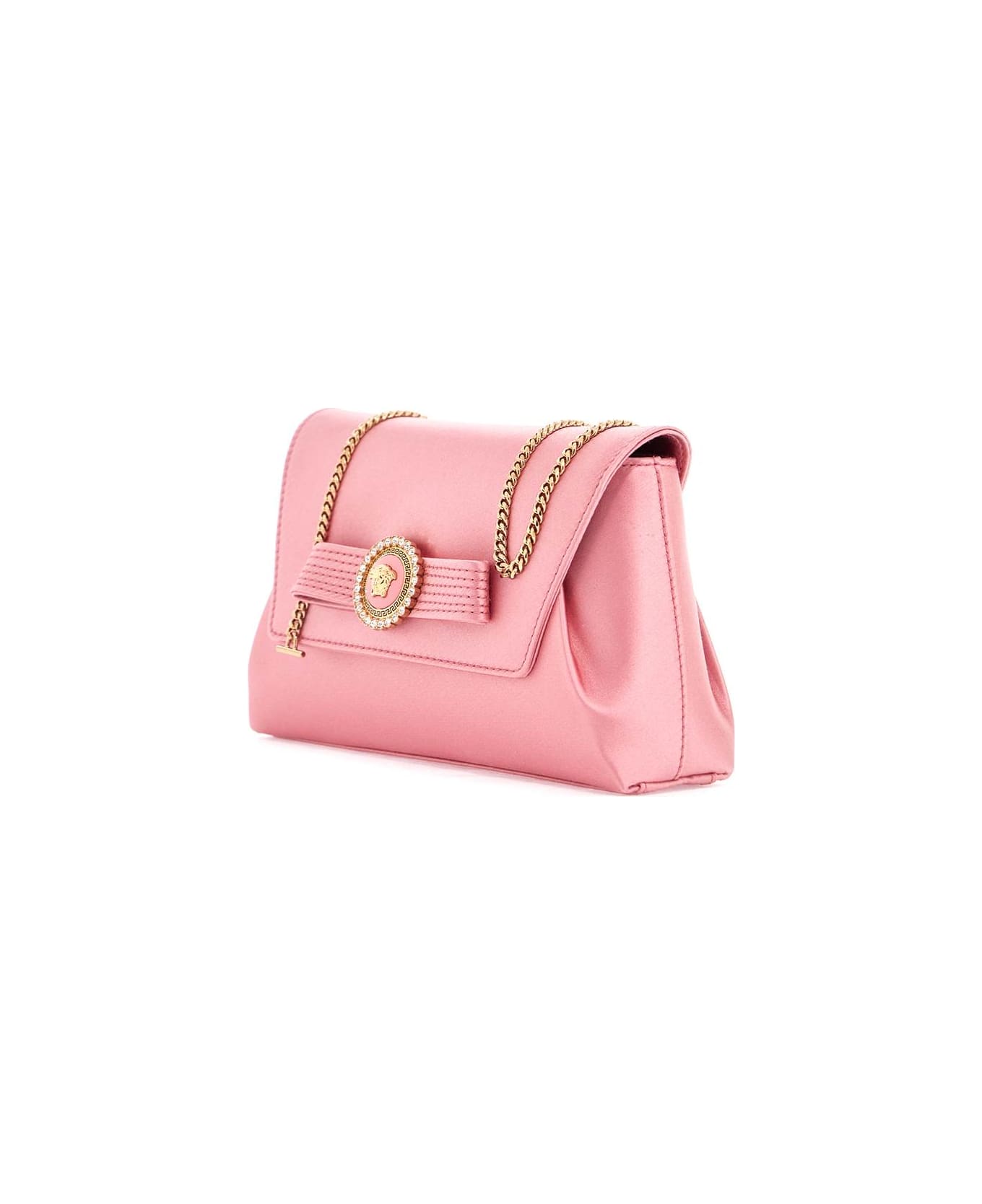 Versace Gianni Ribbon Clutch - STRAWBERRY JAM-VERSACE GO (Pink)