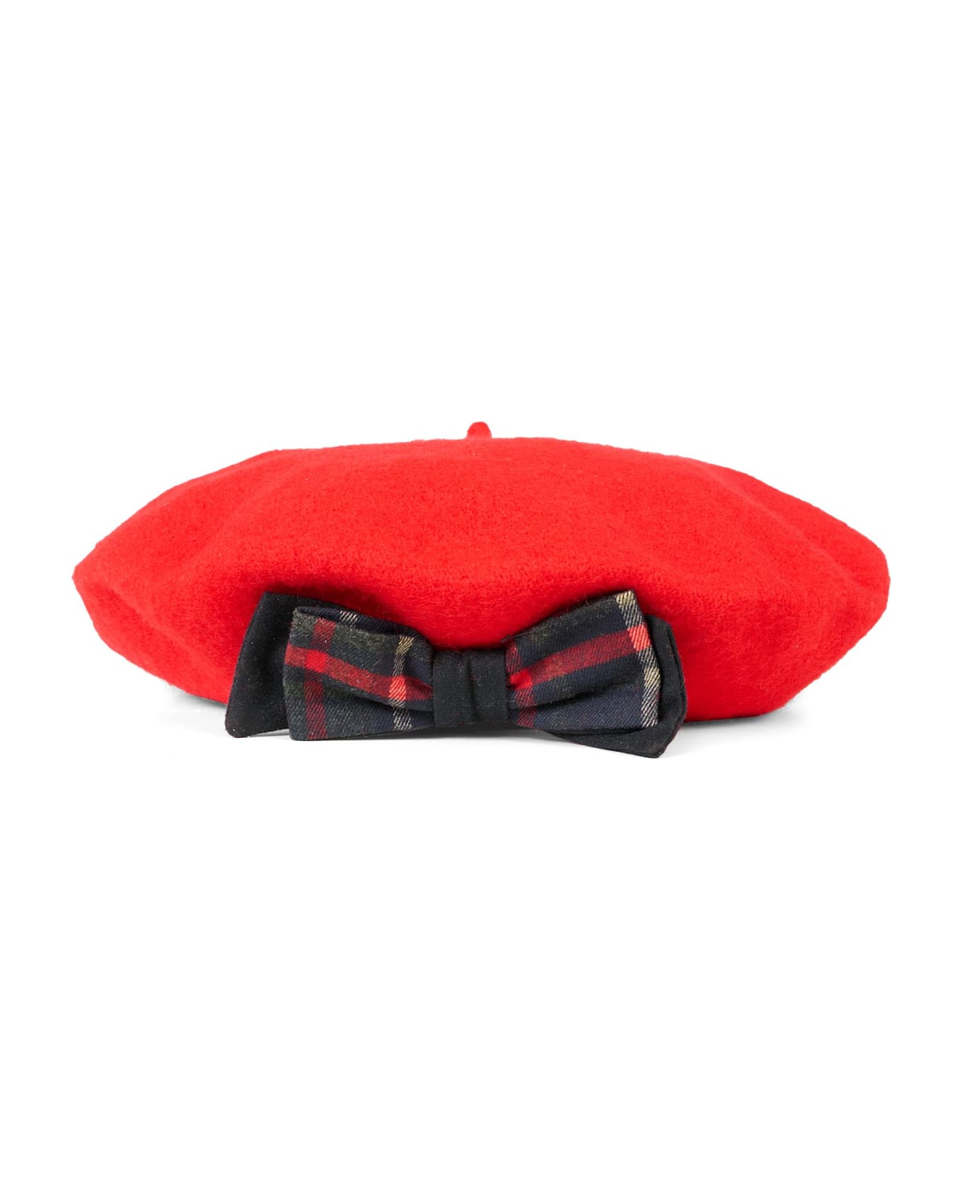 Patachou Red Beret For Baby Girl With Bow - Red