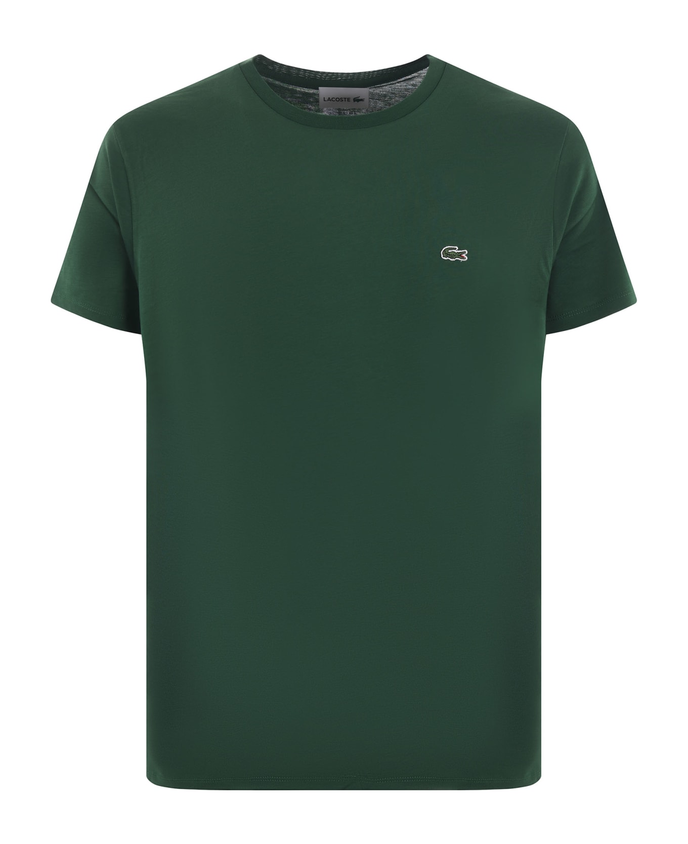 Lacoste Pima Cotton T-shirt - Verde militare シャツ