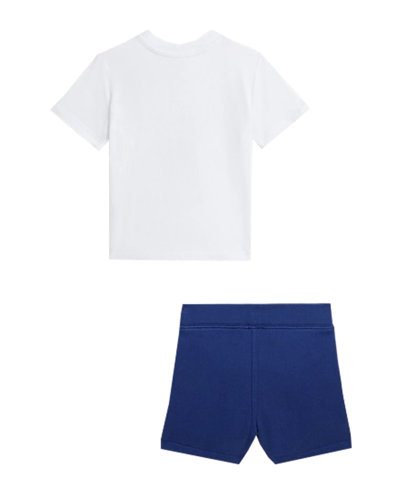 Ralph Lauren Cotton T-shirt And Short - White ボディスーツ＆セットアップ