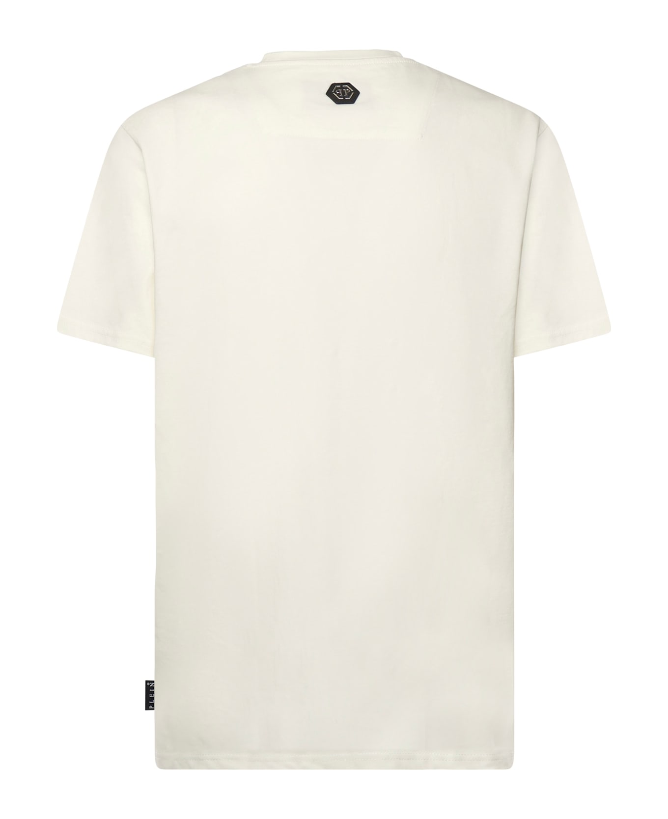 Philipp Plein T-shirt With Logo Print - Beige