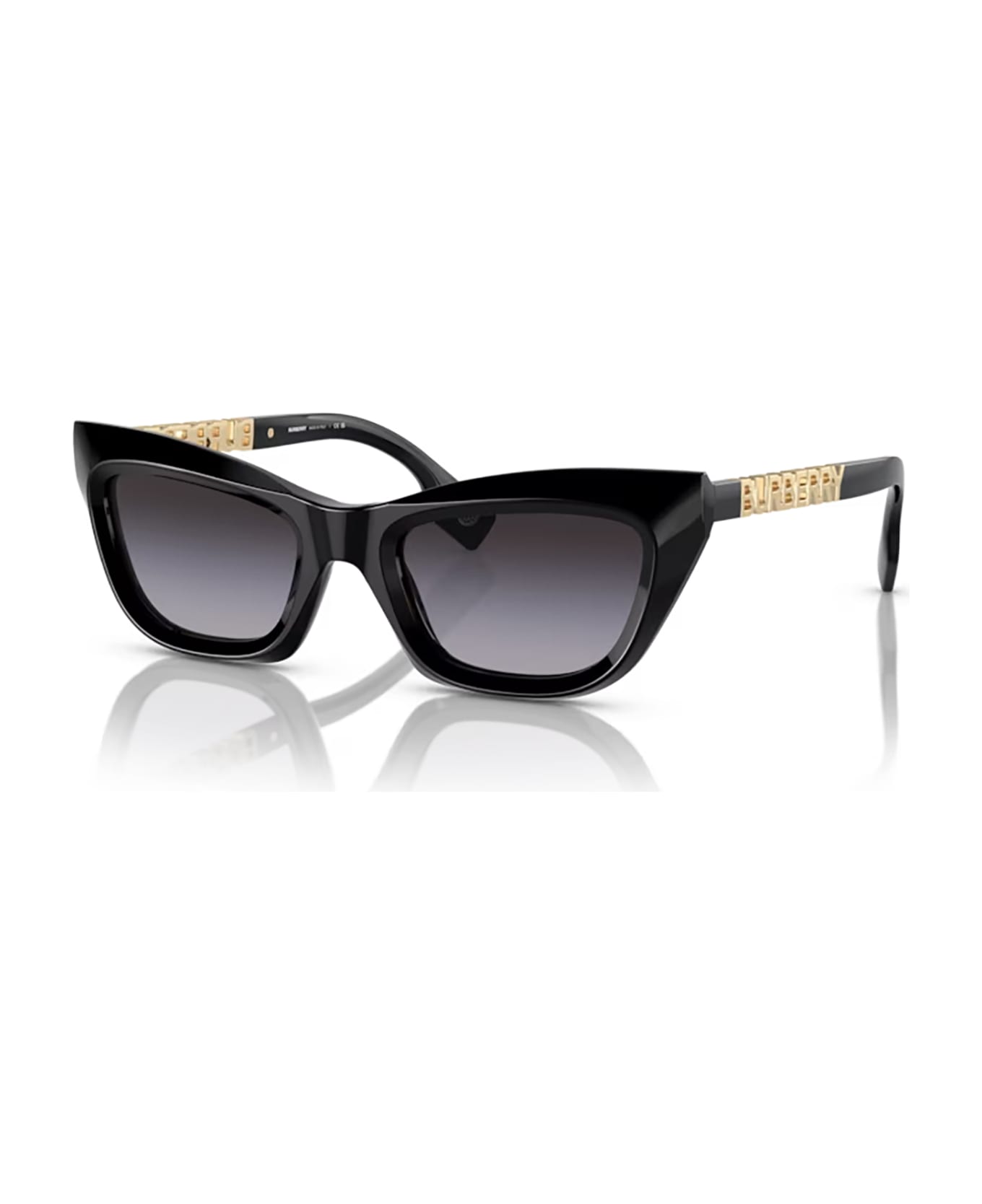 Burberry Eyewear Be4409 Black Sunglasses - Black