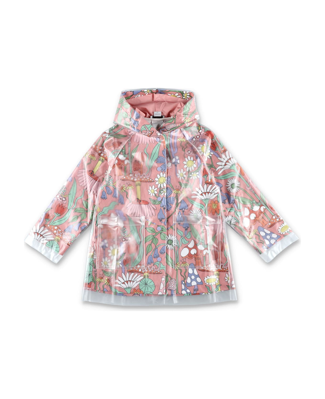 Stella McCartney Kids Kid - Floral Print Raincoat - PINK