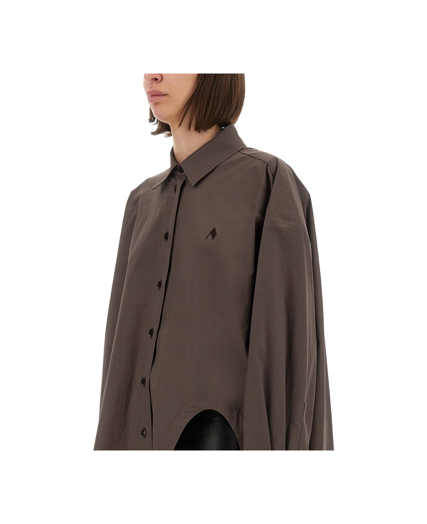 The Attico Shirt "diana" - BROWN