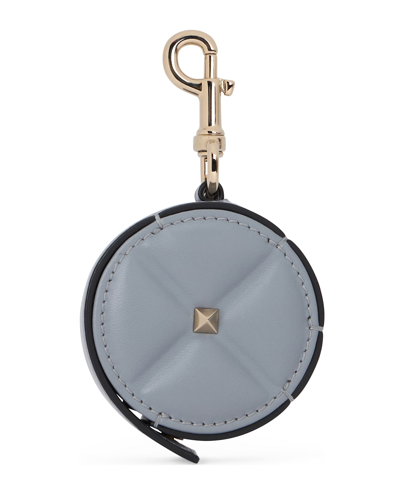 Valentino Garavani Leather Keyring - grey