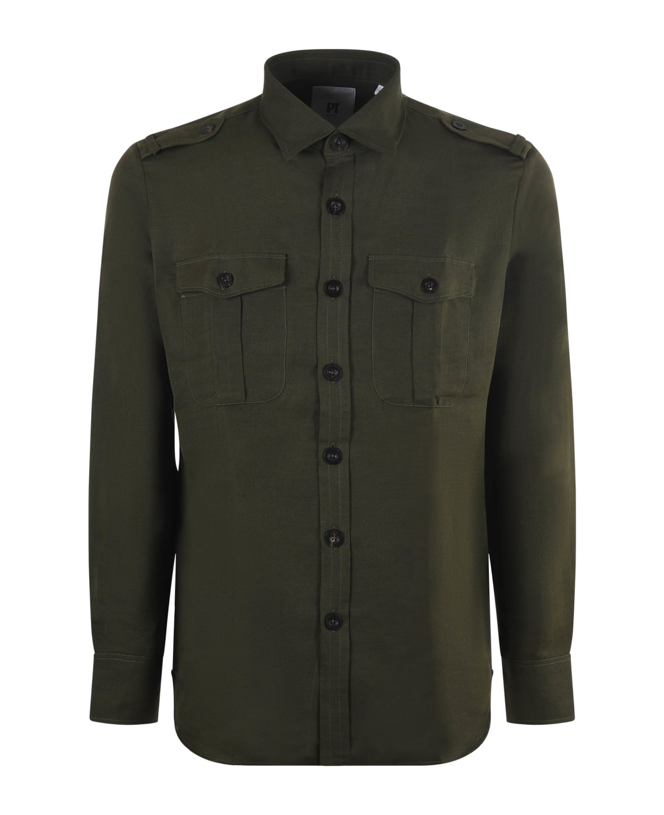 PT Torino Pt Shirt - Verde militare シャツ