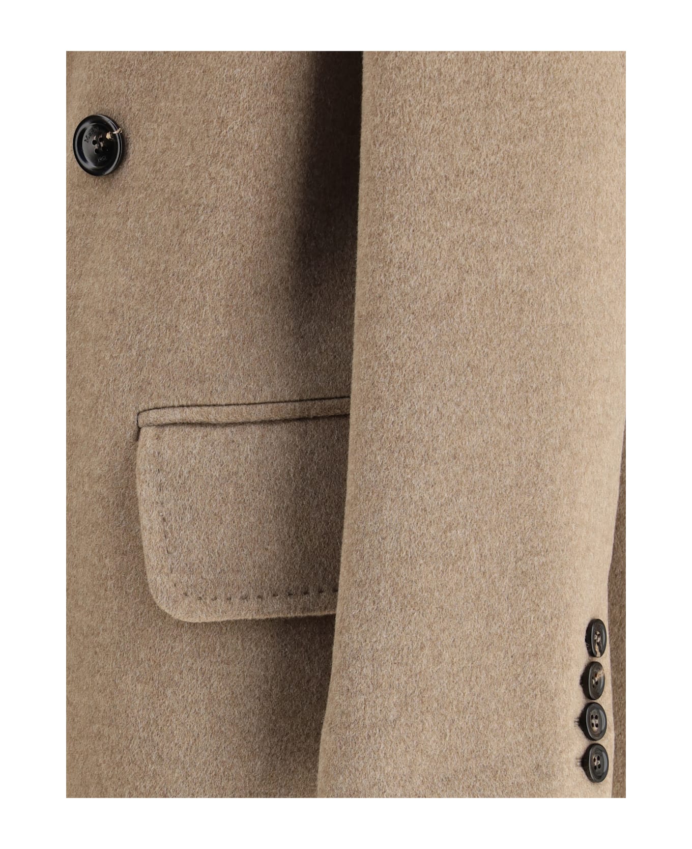 Max Mara Cashmere Drap Coat - Hazelnut