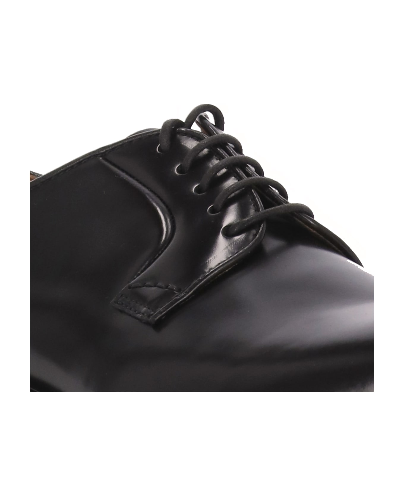 Doucal's Horse Lace-up Shoes - Black