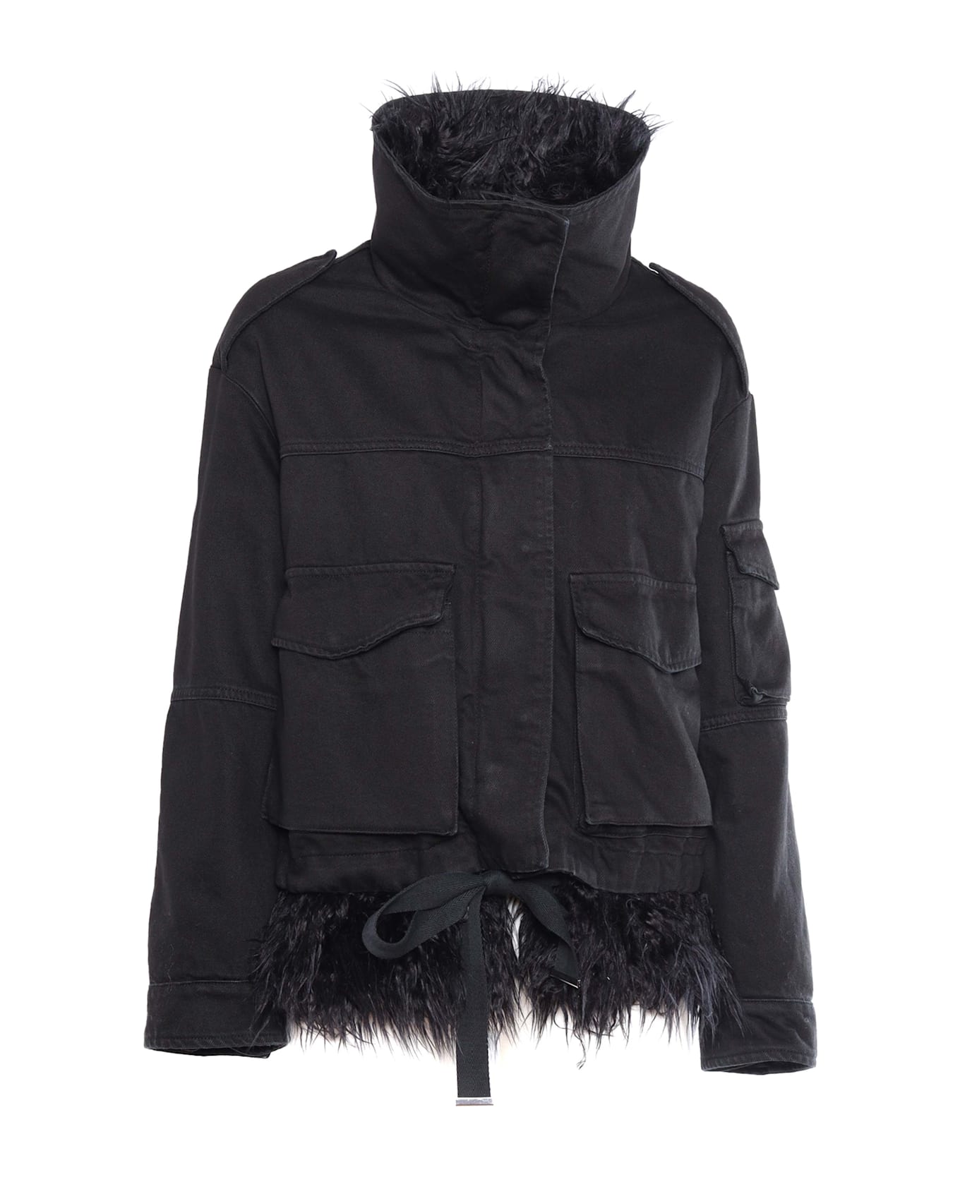 Dondup Parka Jacket - BLACK