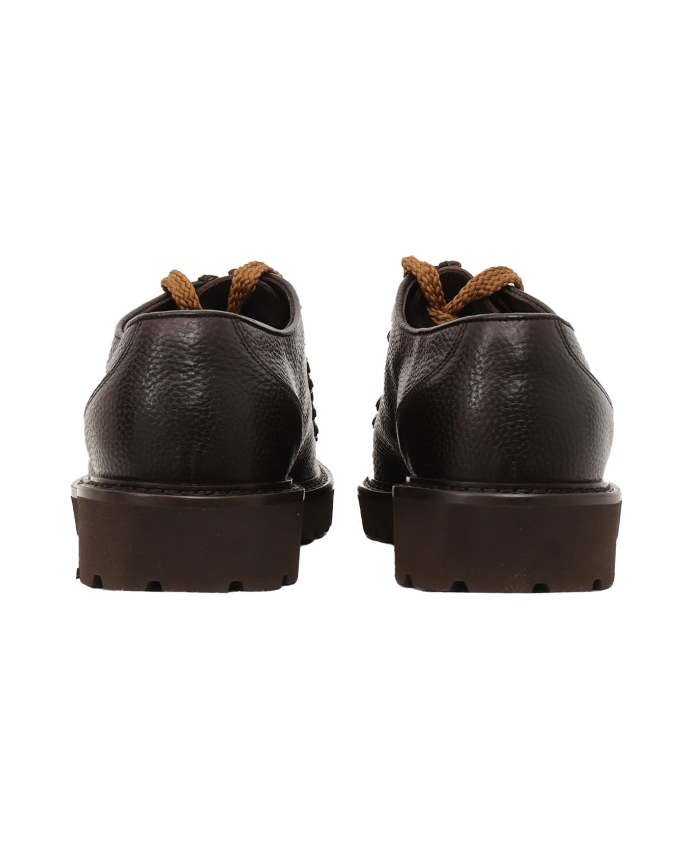 Doucal's Hooks Shoes (gm) Inca Brown+brown Sole - BROWN