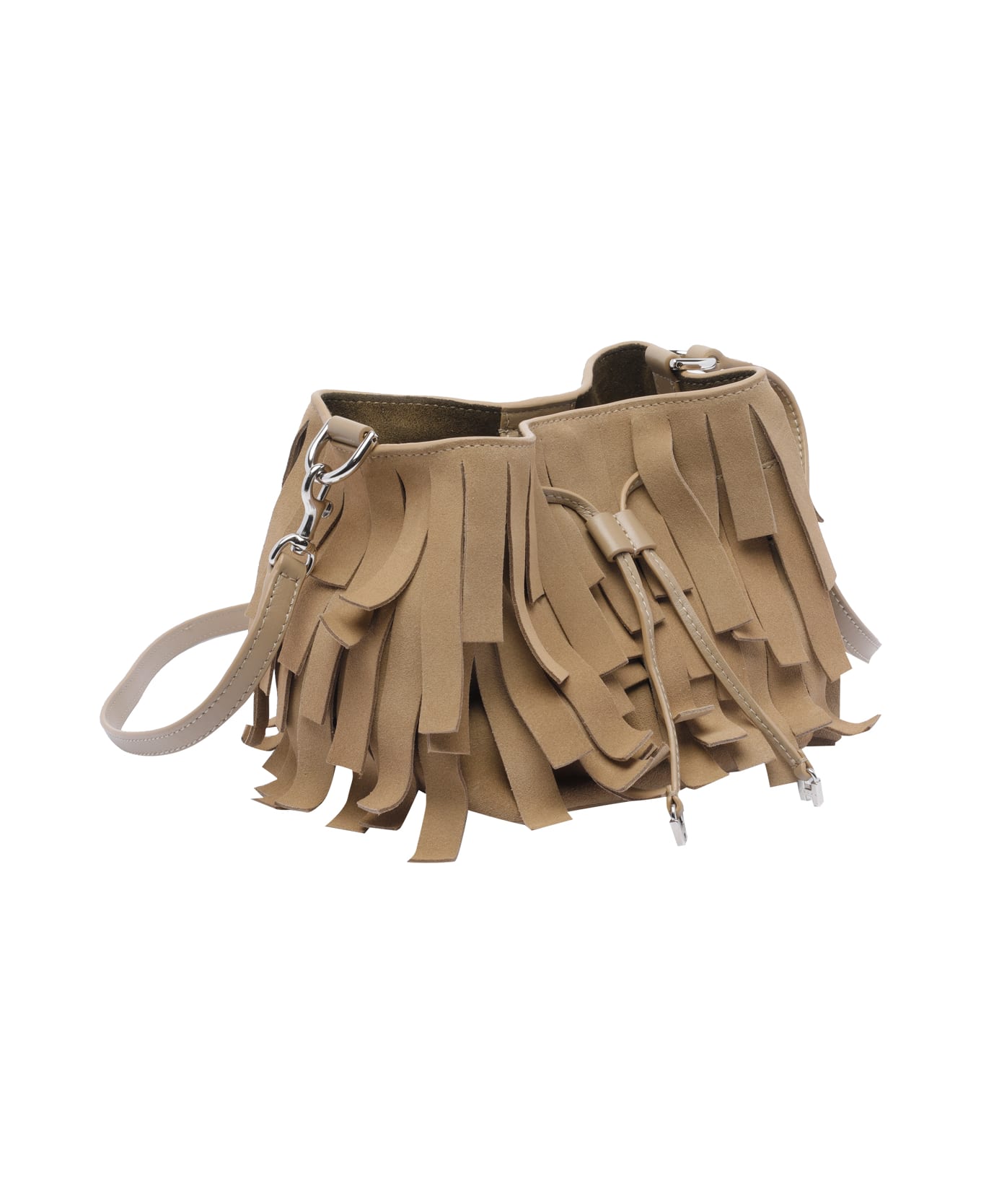 Hogan Mini Hocket Bucket Bag - Beige