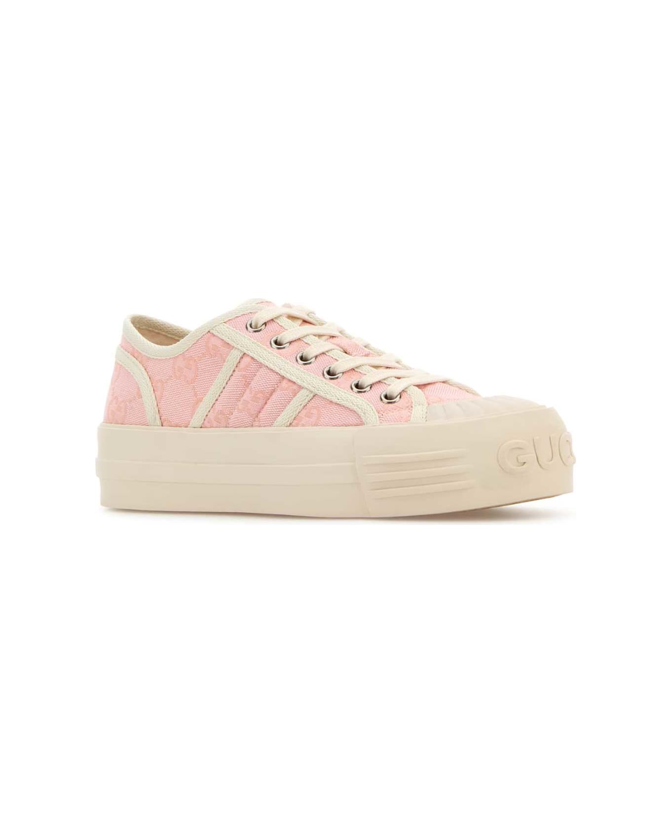 Gucci Pink Canvas Sneakers - BERRYMDKBSMYWHITE