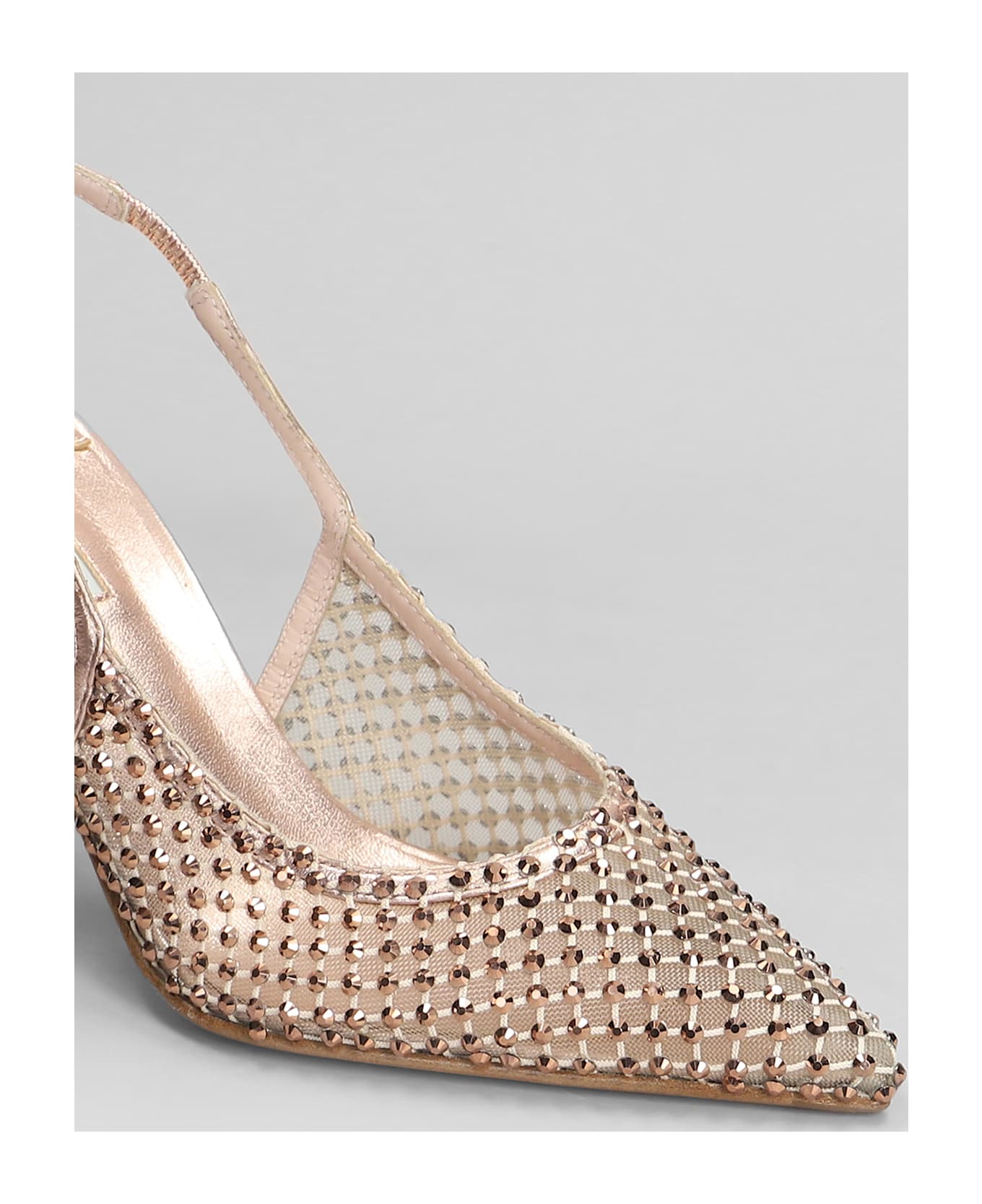 Le Silla Gilda Pumps In Copper Leather - copper
