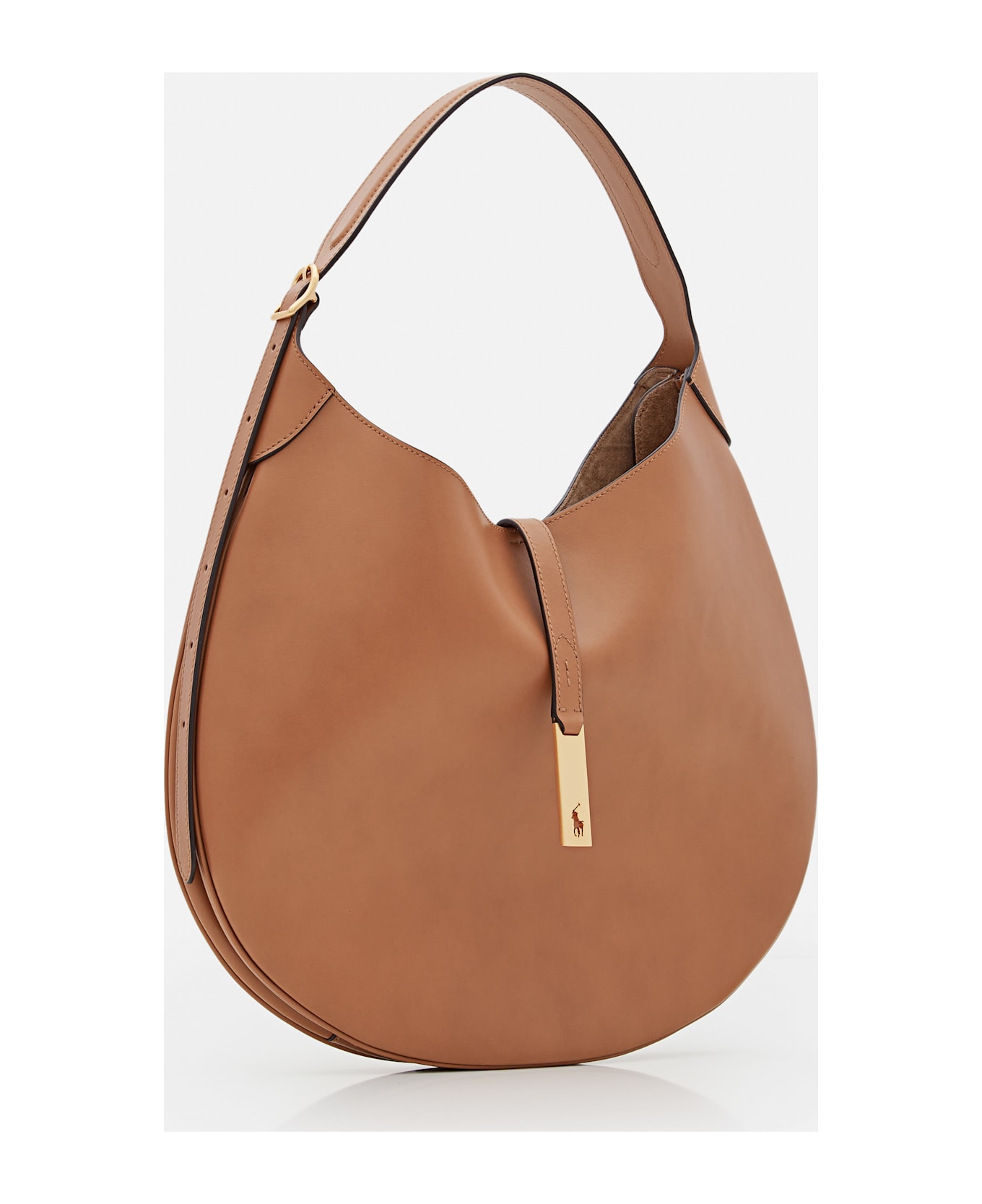 Polo Ralph Lauren Medium Hobo Shoulder Bag - Brown