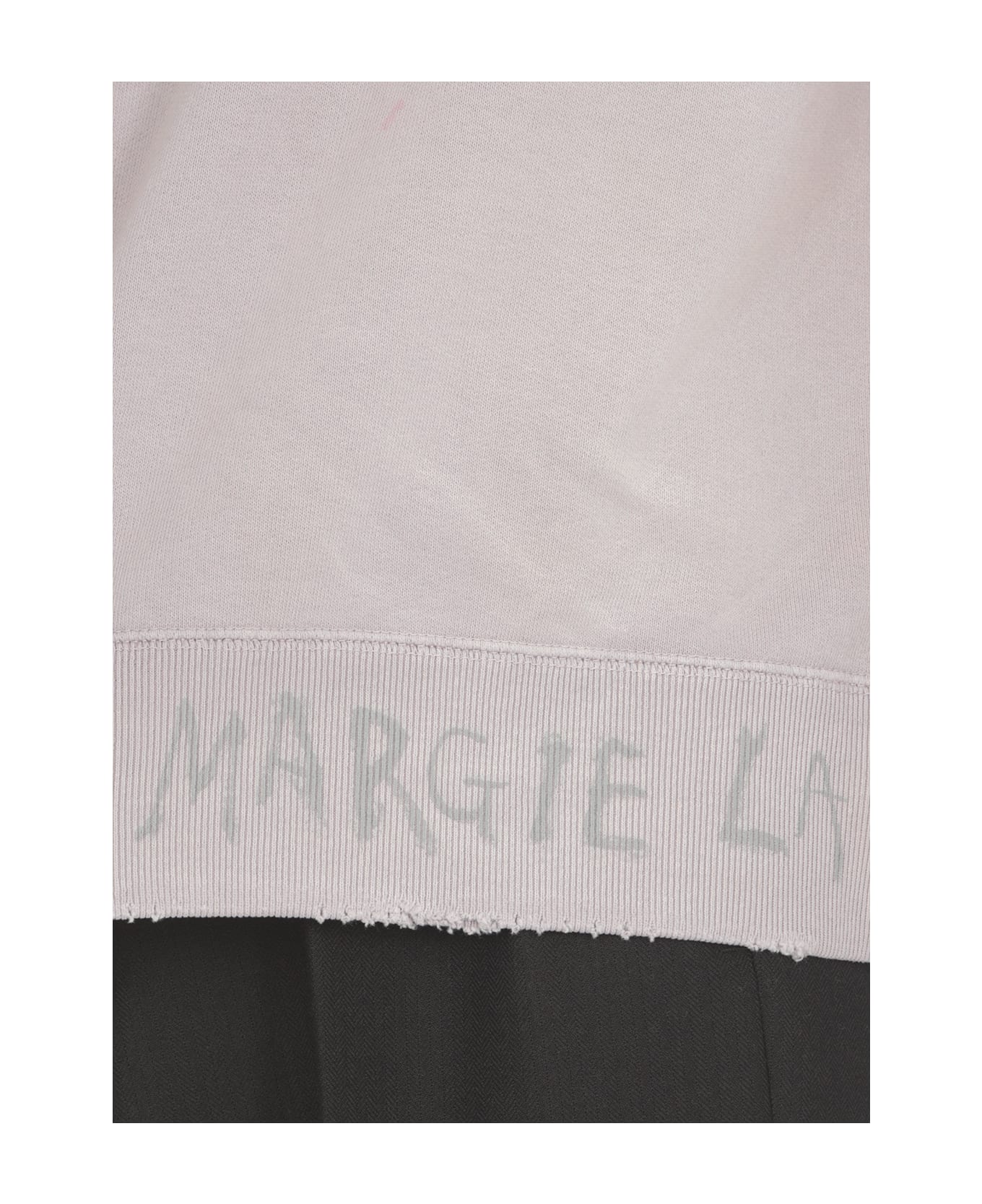 Maison Margiela Cotton Sweatshirt - Purple