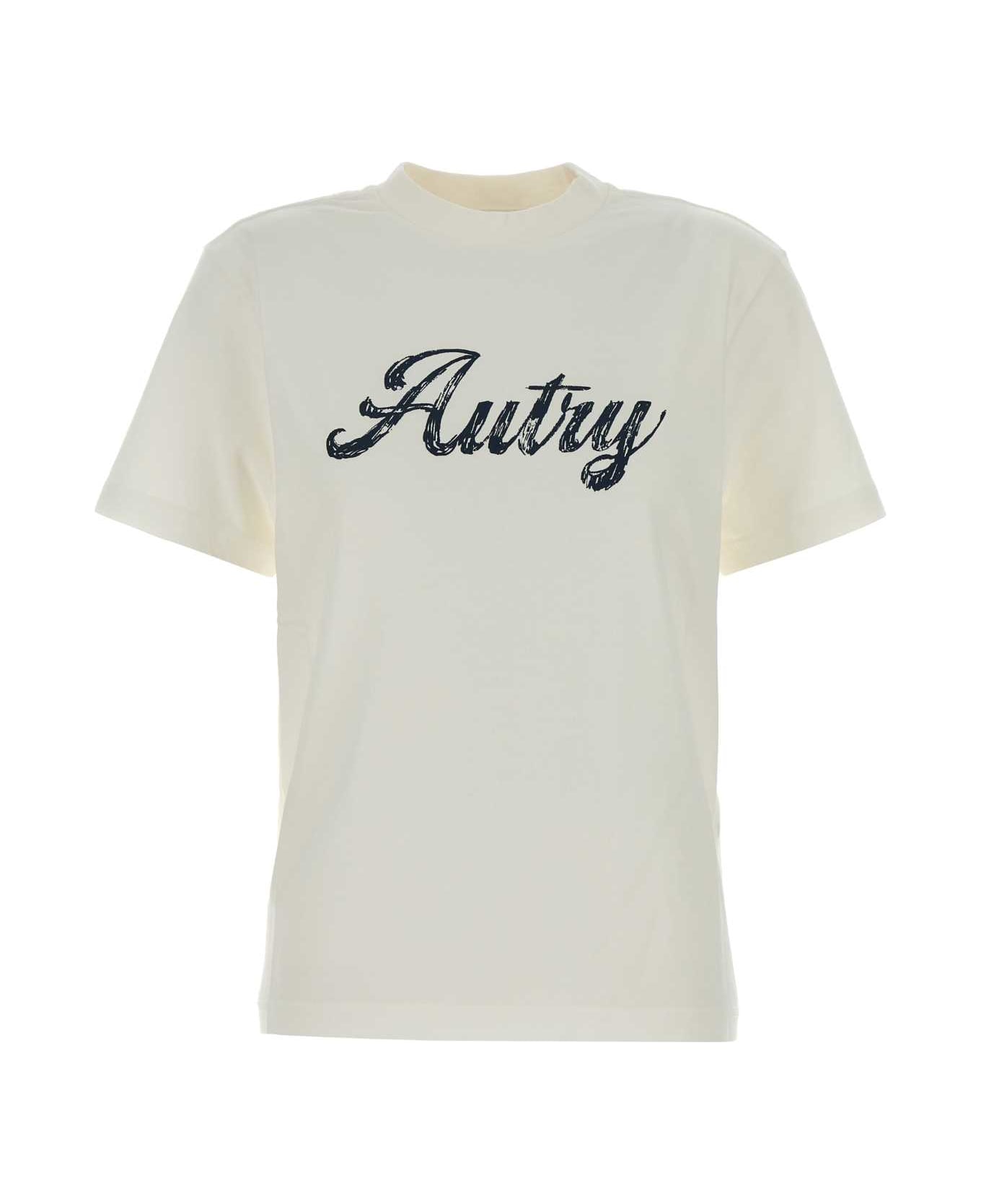 Autry White Cotton T-shirt - I5CW