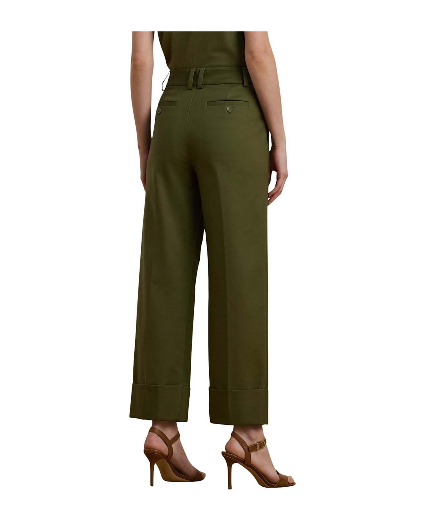 Ralph Lauren Zeeya Ankle Flat Front - Olive Grove
