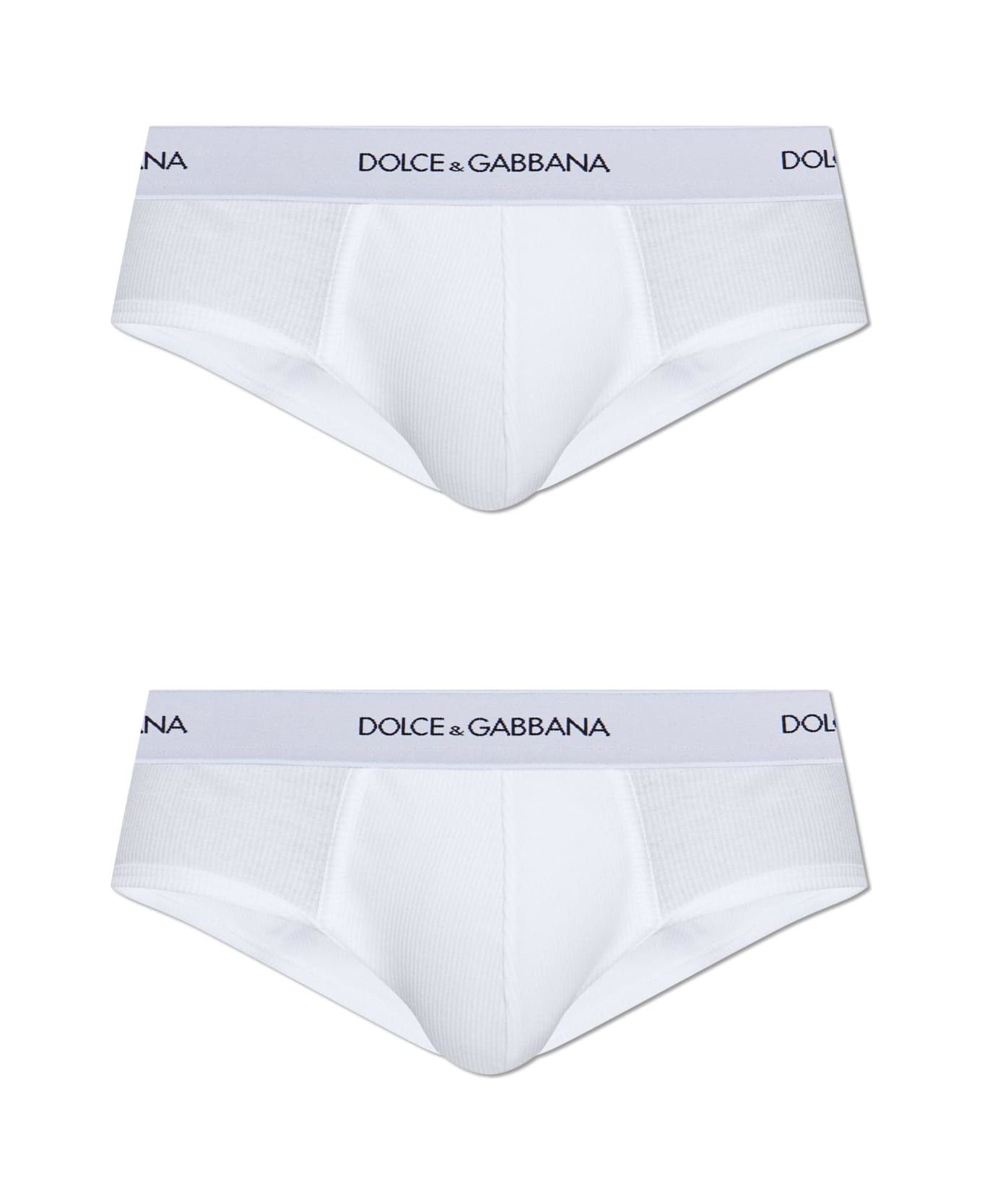 Dolce 
Gabbana Two-pack Of Briefs - White ショーツ