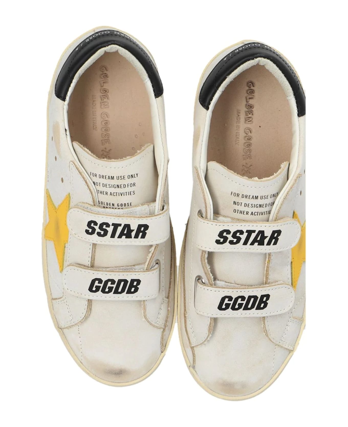 Golden Goose Kids Sneakers White - White