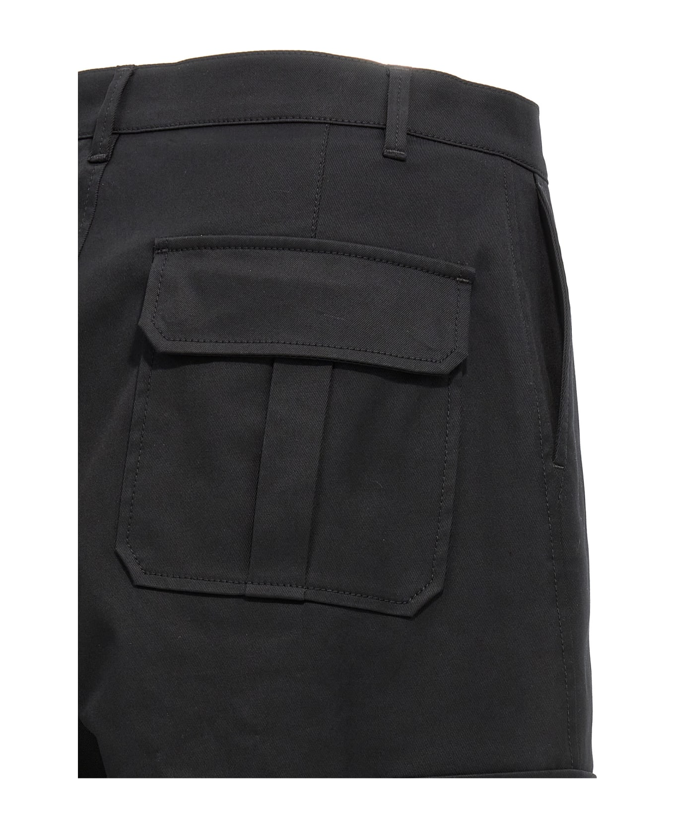 Moschino Logo Embroidery Pants - Black   ボトムス