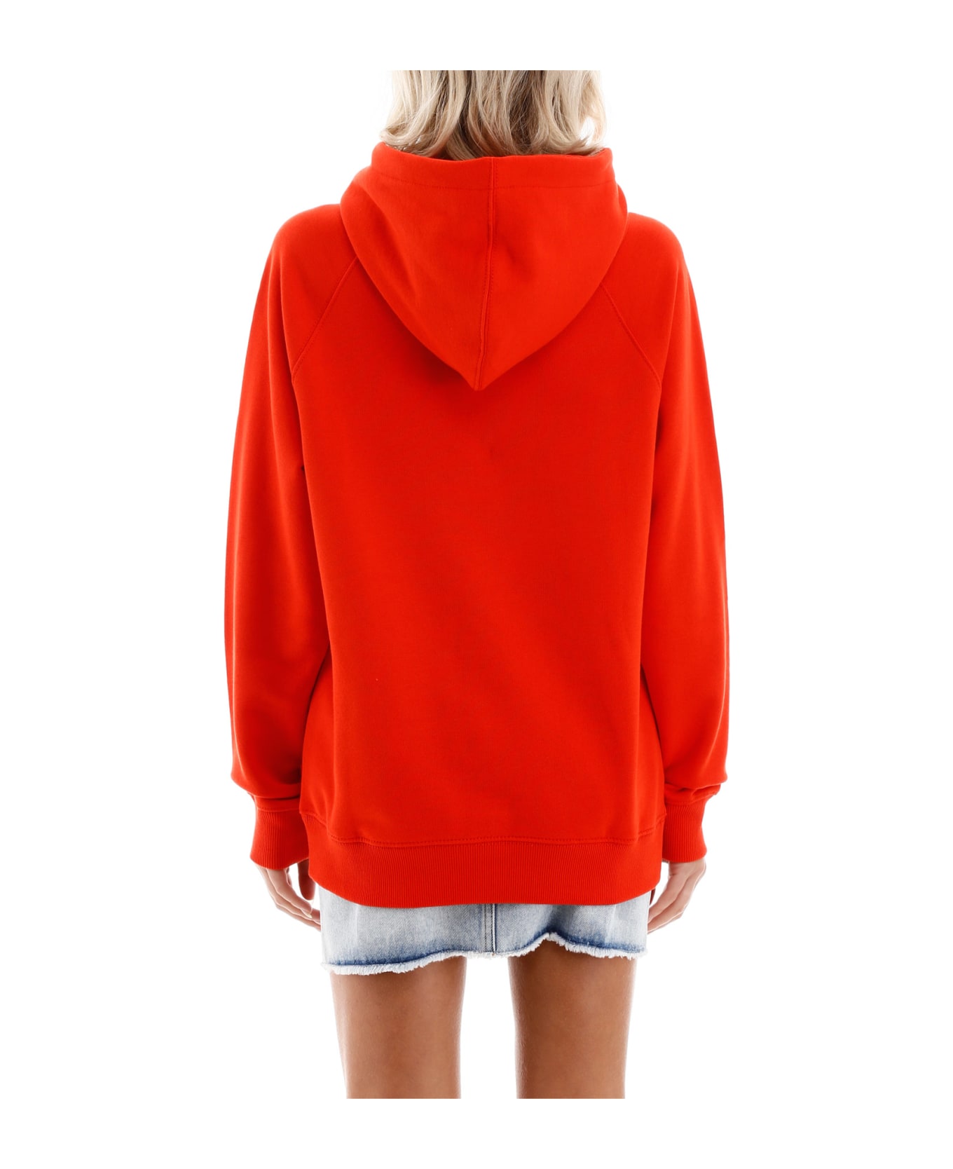 Kenzo Graphic Print Hooded Sweatshirt - ROUGE MOYEN (Red)
