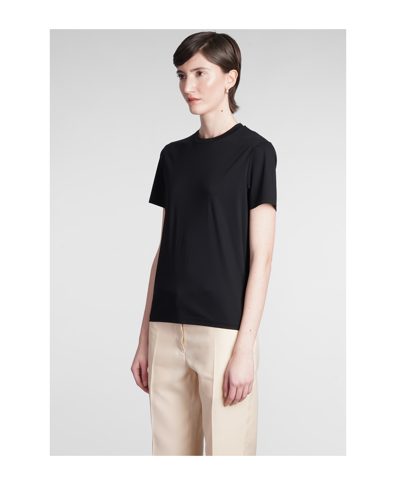 Jil Sander T-shirt In Black Cotton - black Tシャツ
