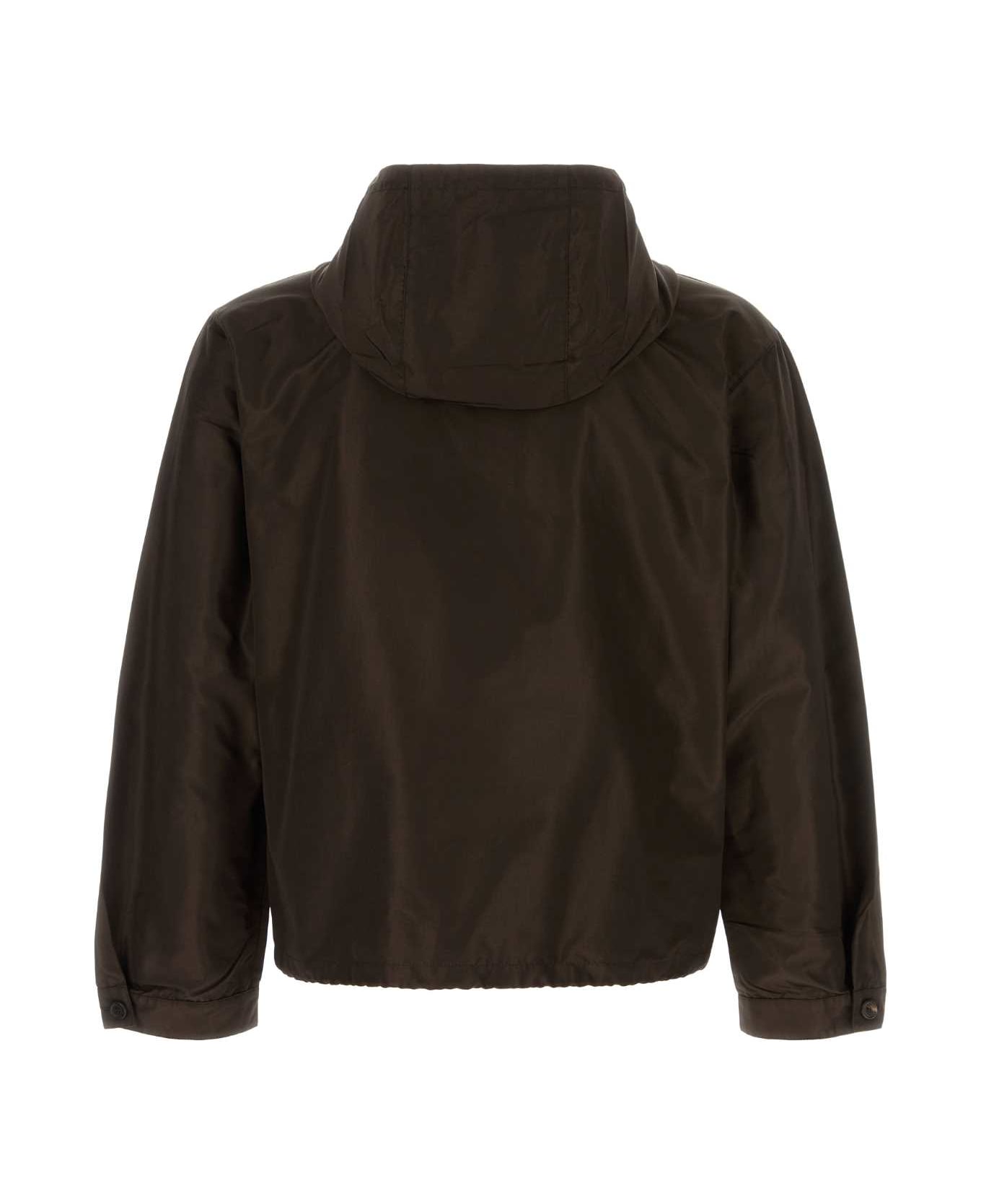 Prada Brown Silk Jacket - EBANO