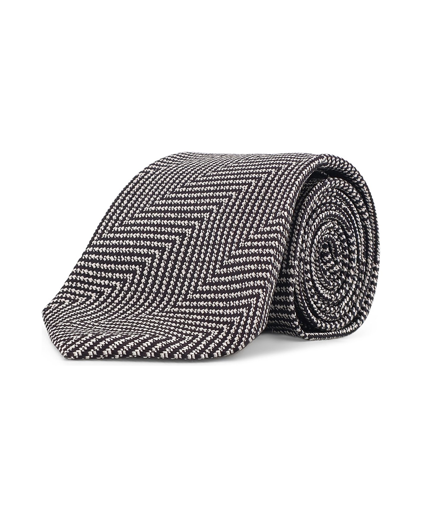 Tom Ford Silk Tie - Silver