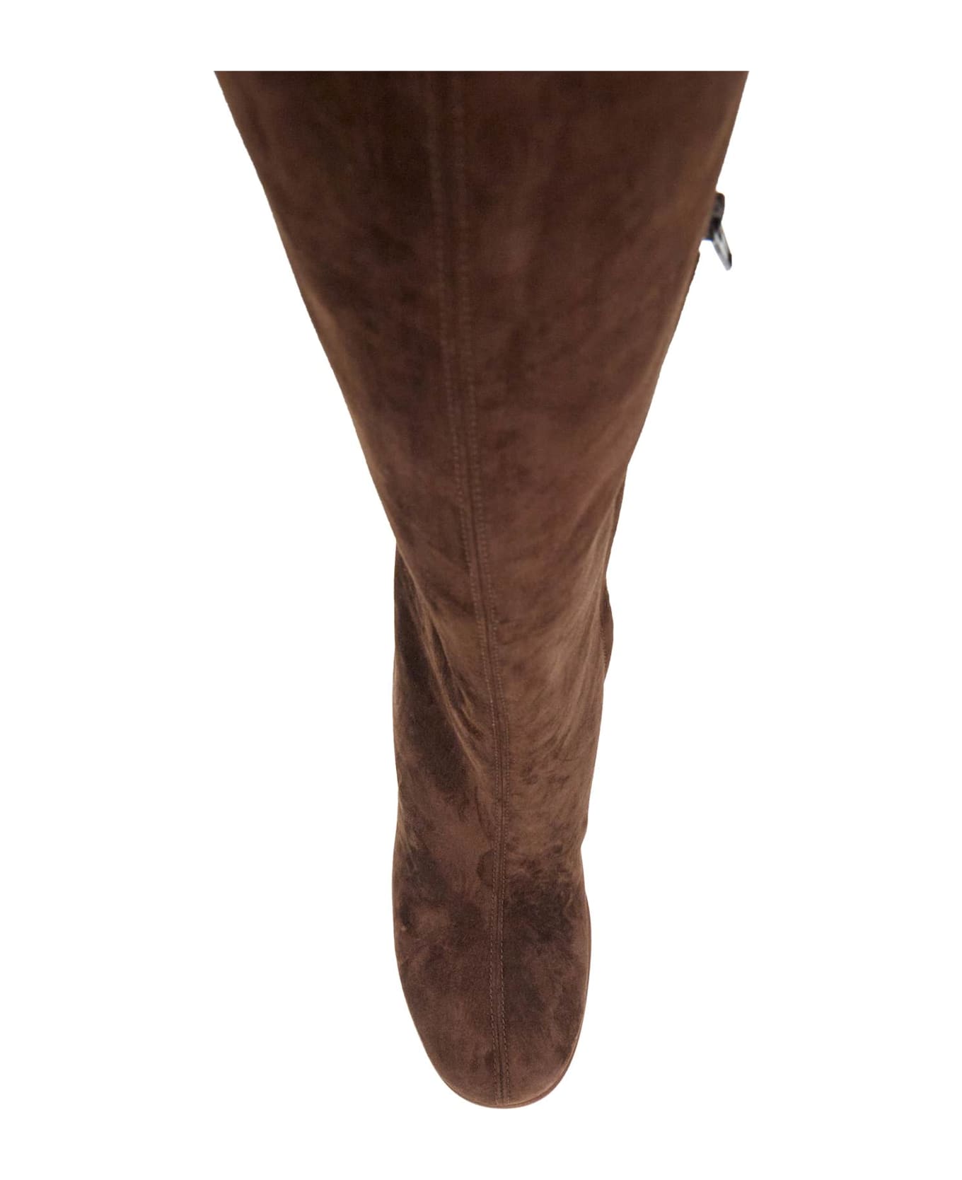 Khaite Willow High Boots - DARK BROWN (Brown)