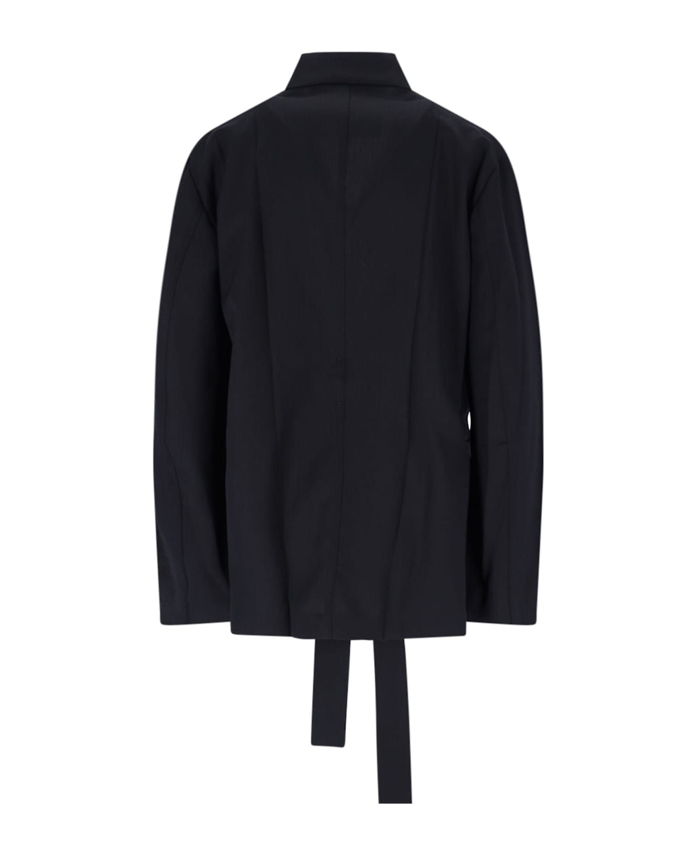 Setchu Double-breasted Blazer - Blue