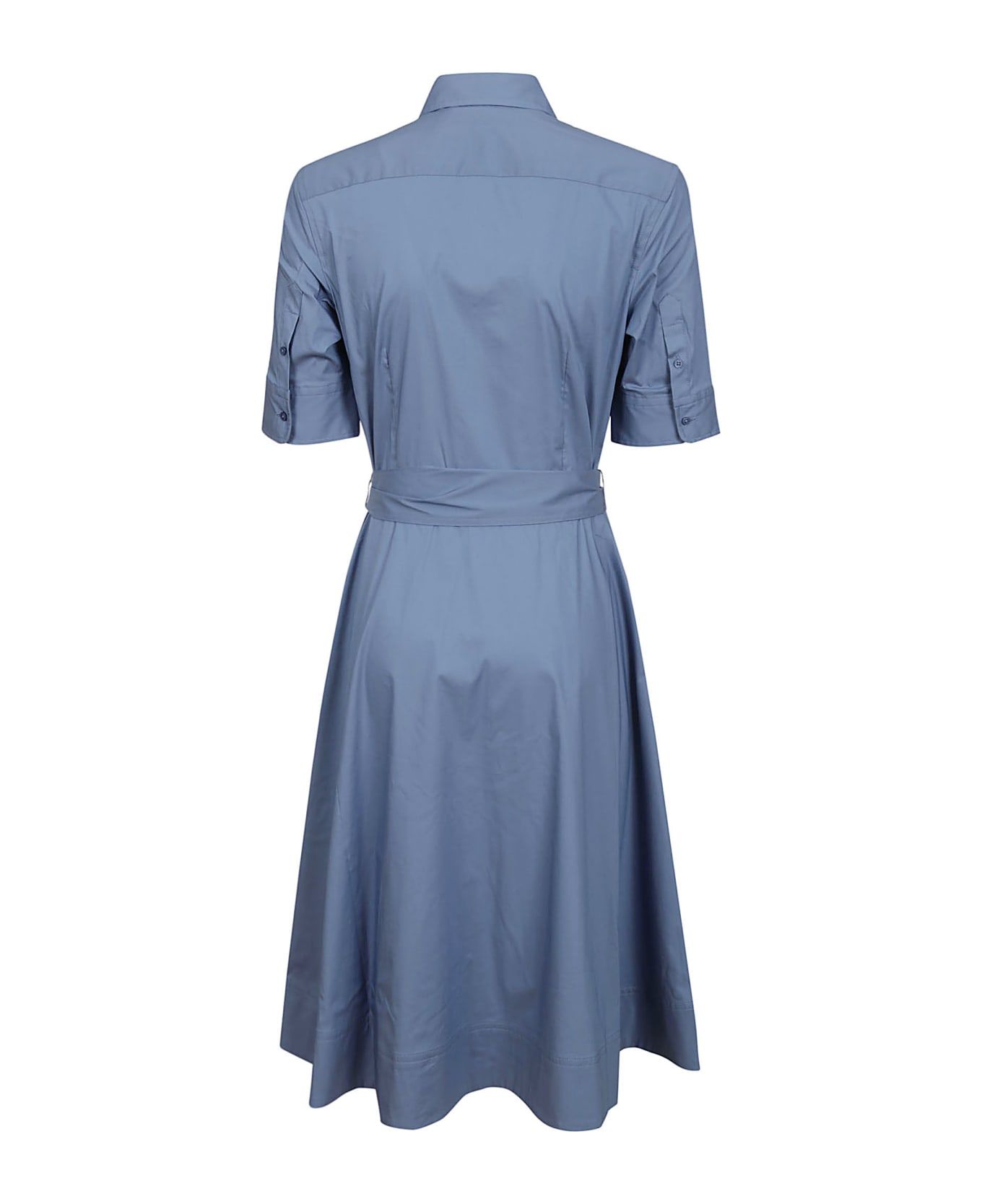 Ralph Lauren Finnbarr Short Sleeve Casual Dress - Pale Azure