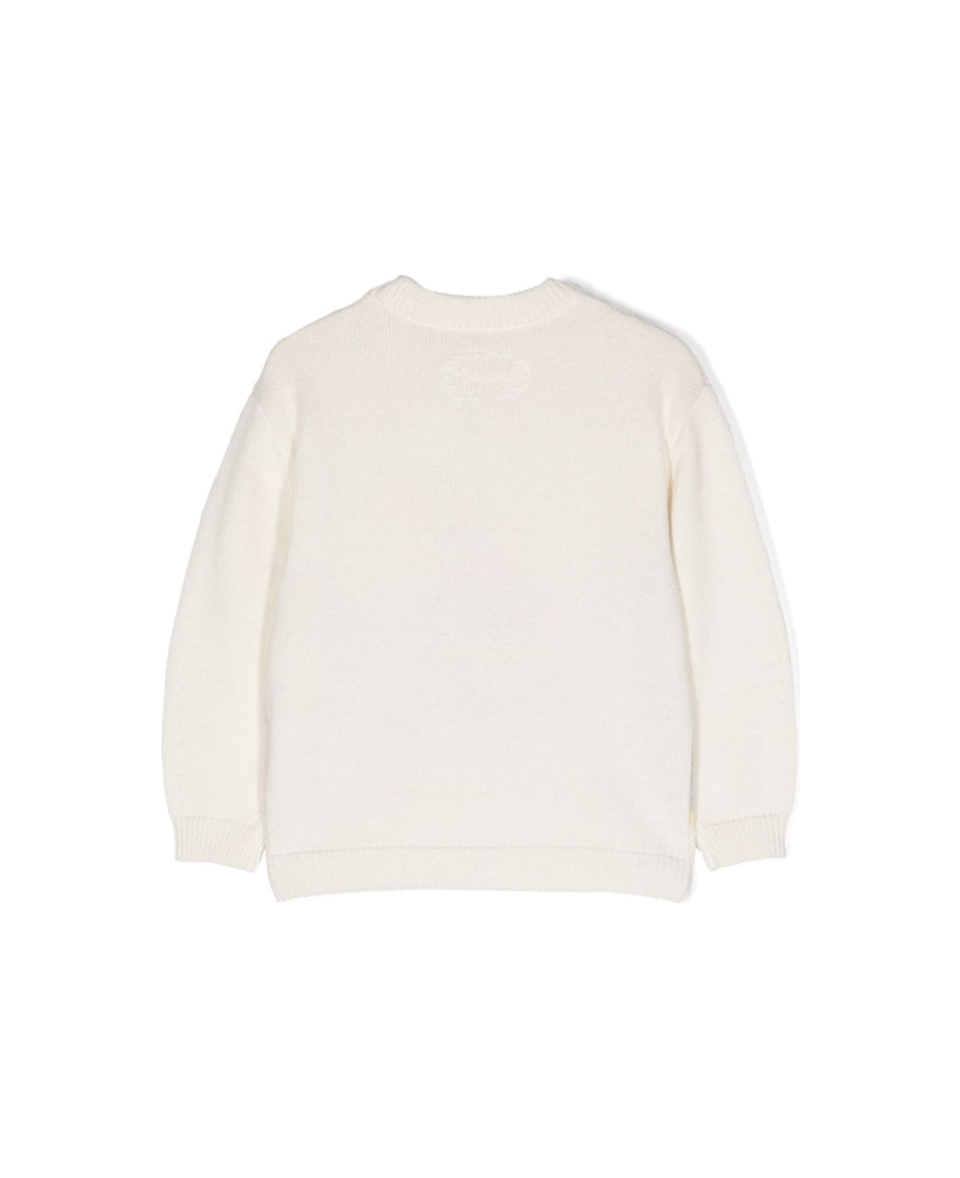 Bonpoint Ecru Anumati Sweater - White ニットウェア＆スウェットシャツ