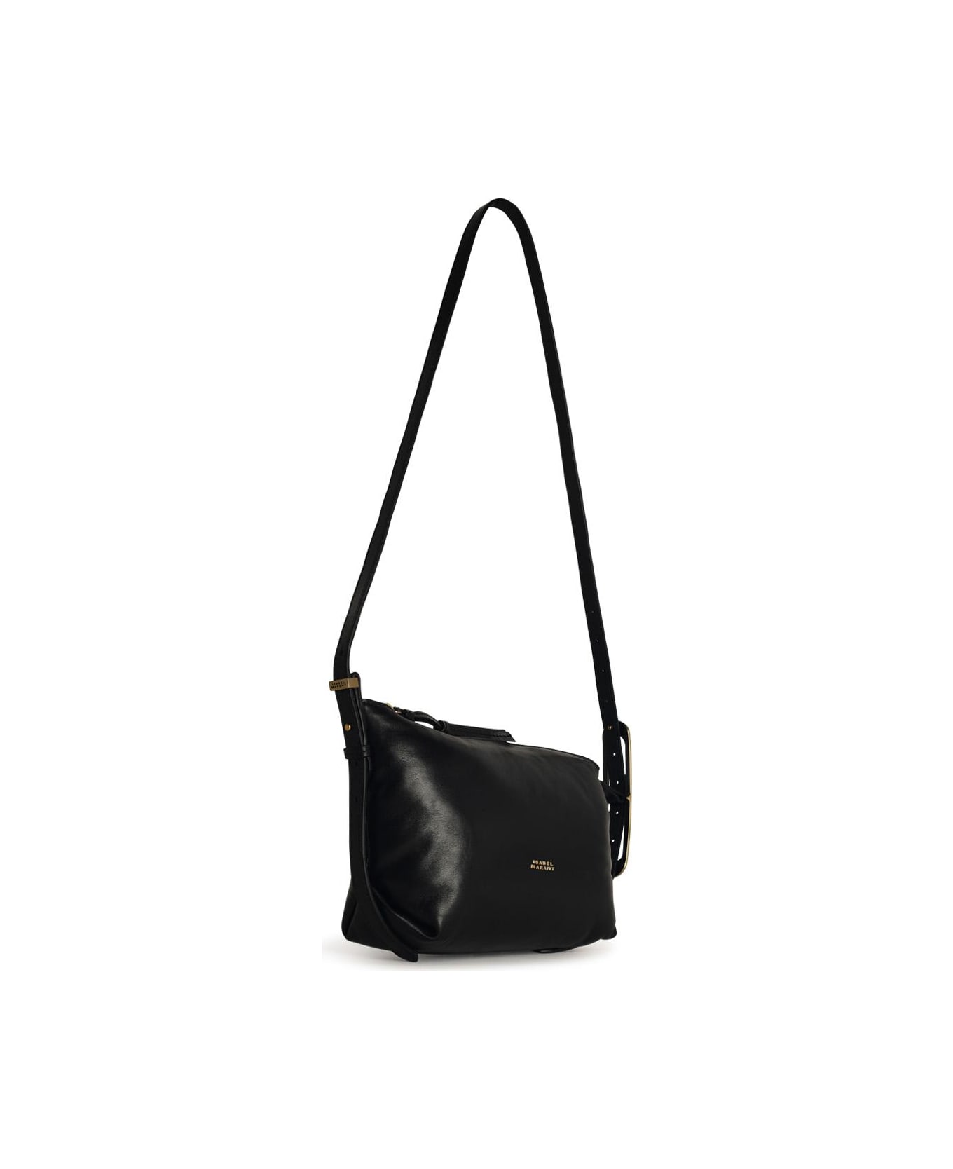 Isabel Marant 'leyden' Mini Black Leather Crossbody Bag - Black ショルダーバッグ