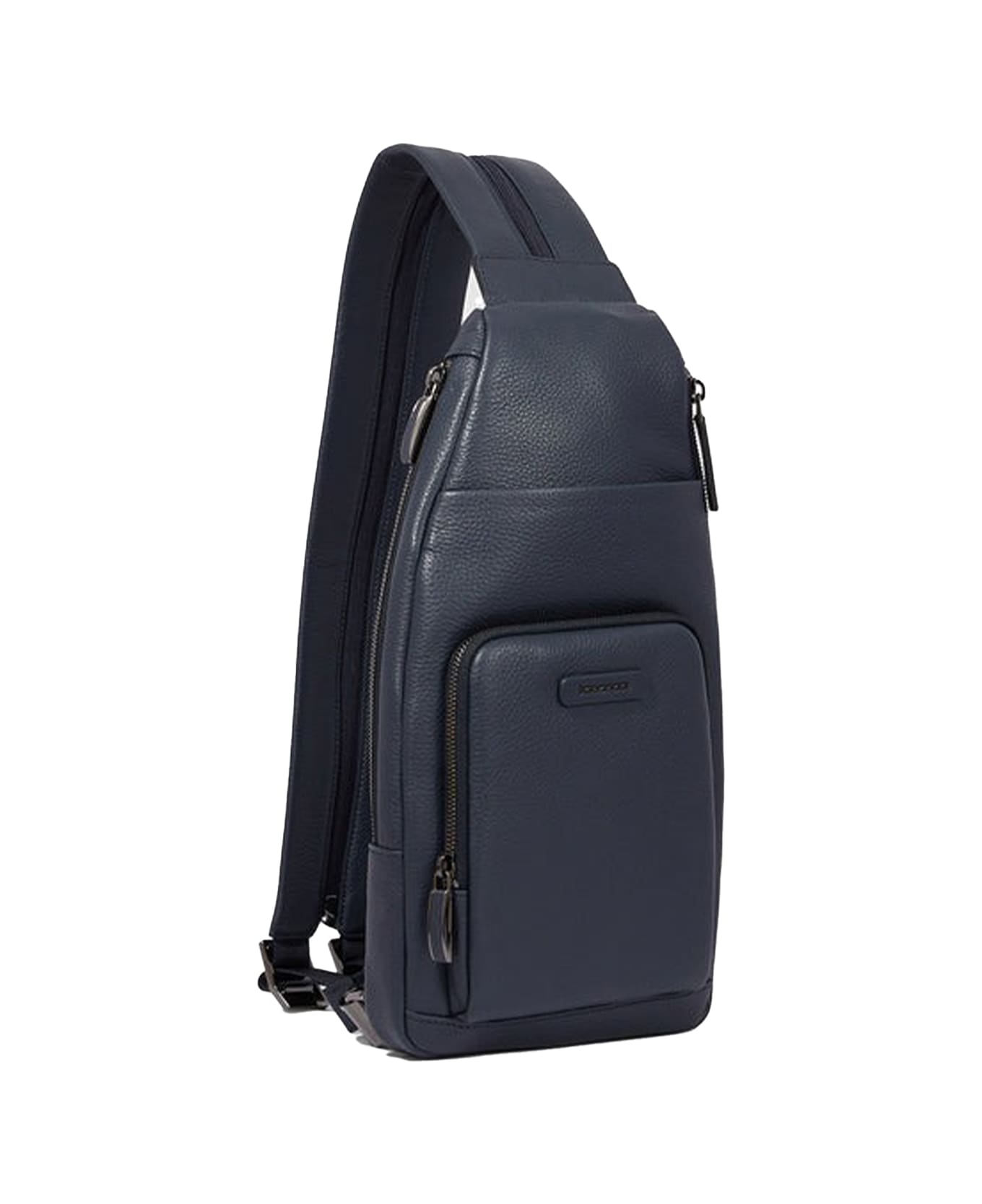 Piquadro Shoulder Bag For Ipad Mini, Portable As A Backpack - Blu