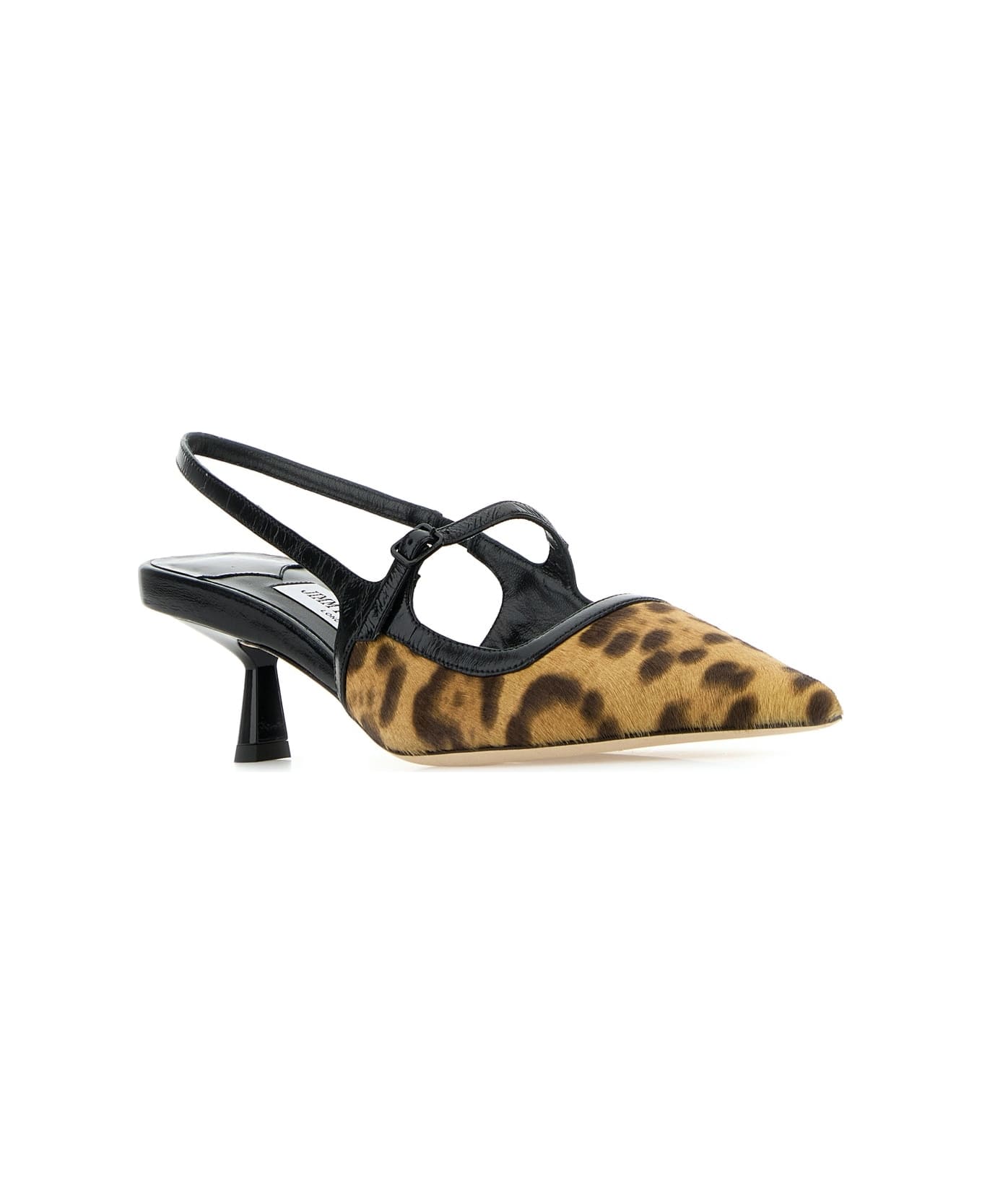 Jimmy Choo Printed Calf Hair Didi Pumps - NATURALBLACK