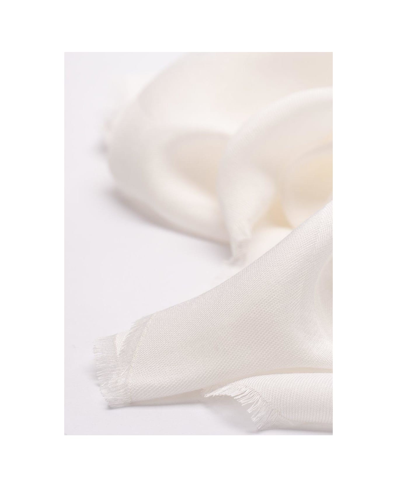 Elisabetta Franchi Wrap Scarf - White