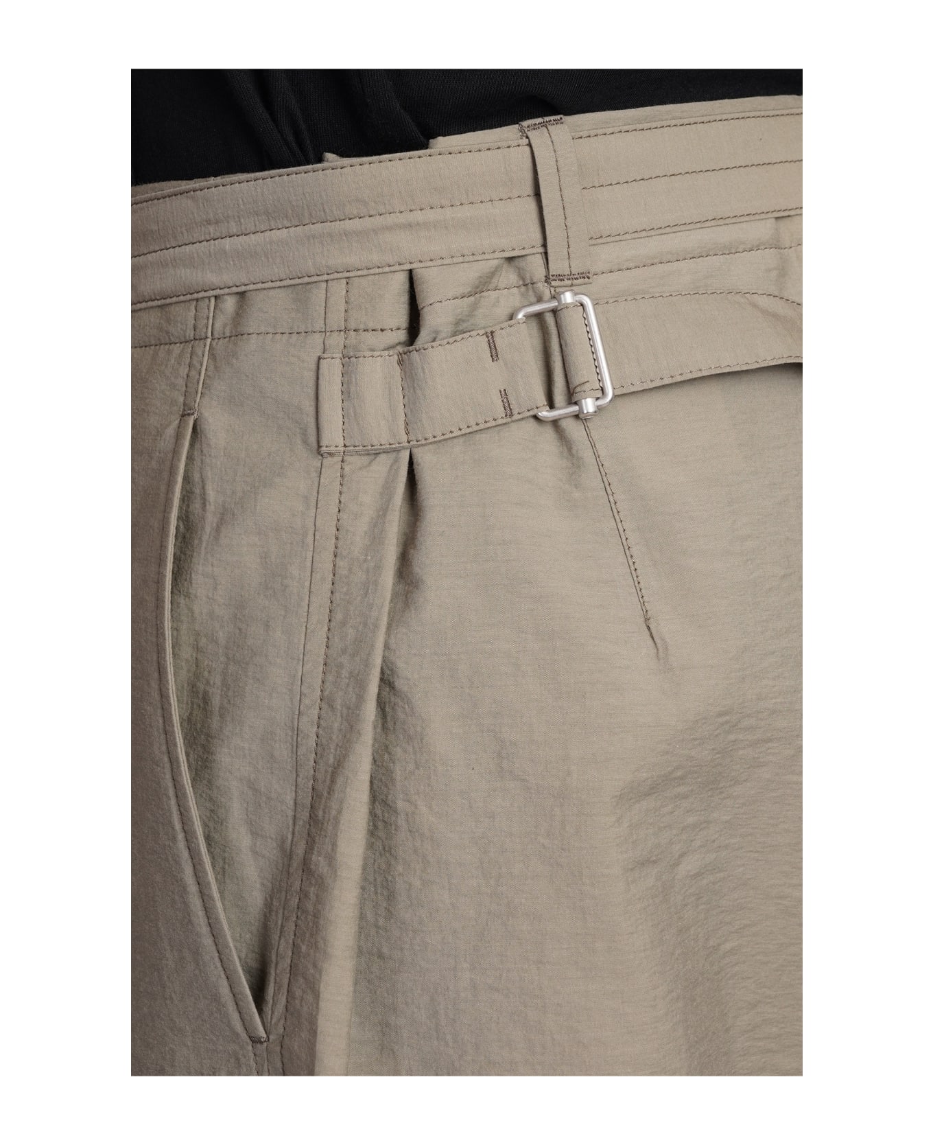 Lemaire Pants In Khaki Cotton - khaki
