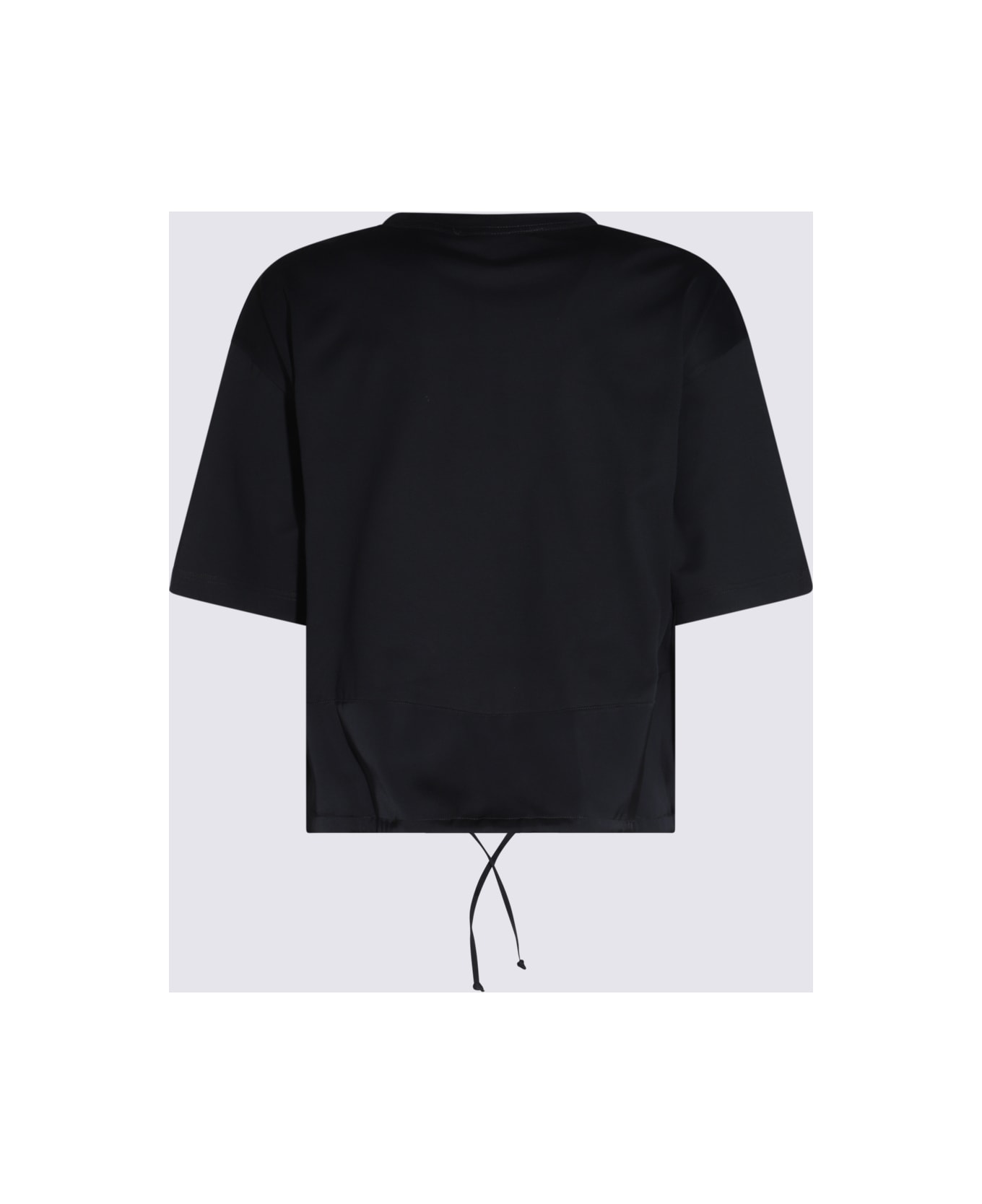 Fabiana Filippi Dark Blue Cotton T-shirt - Blue