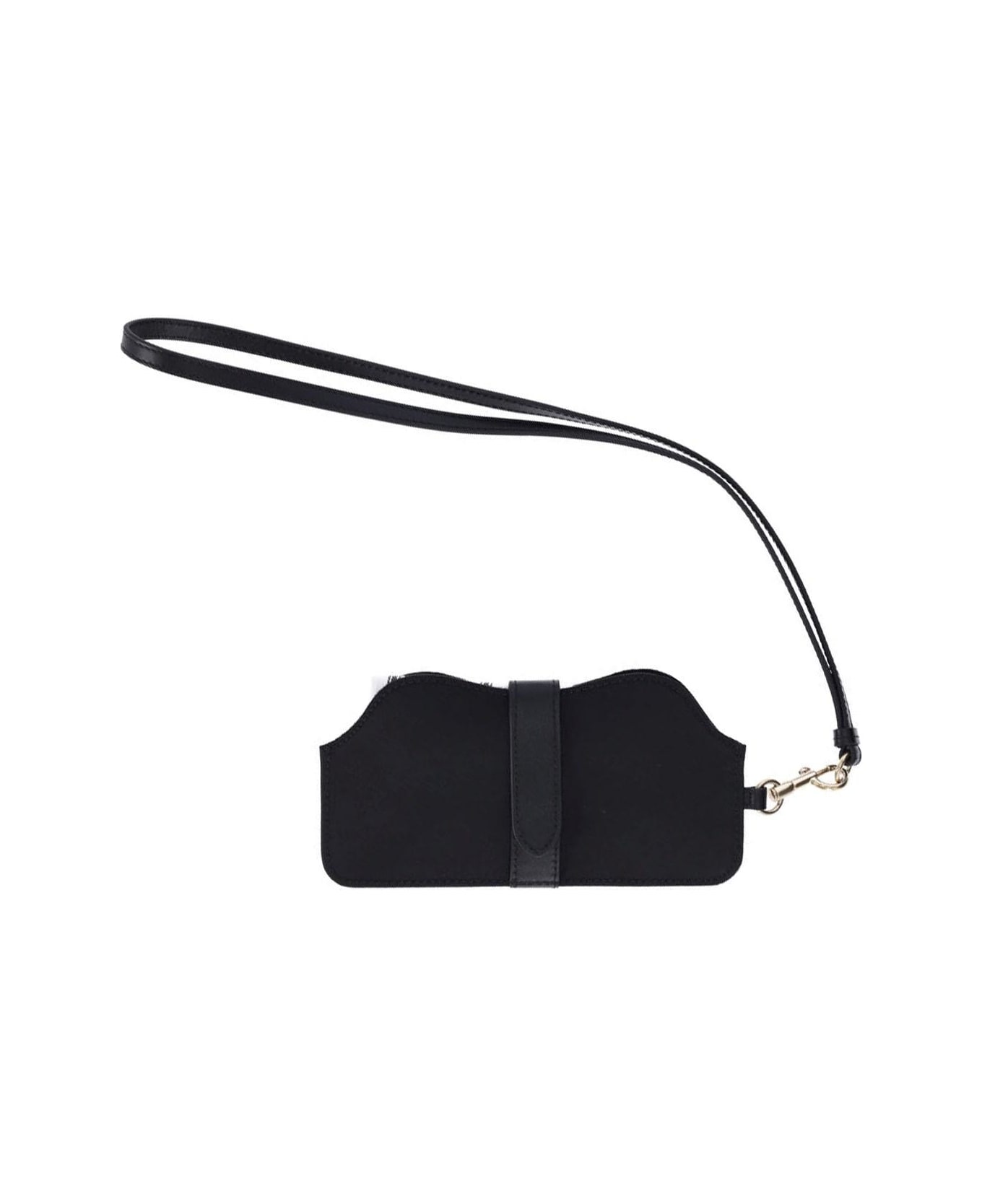 Anya Hindmarch 'eyes' Glasses Case - BLACK