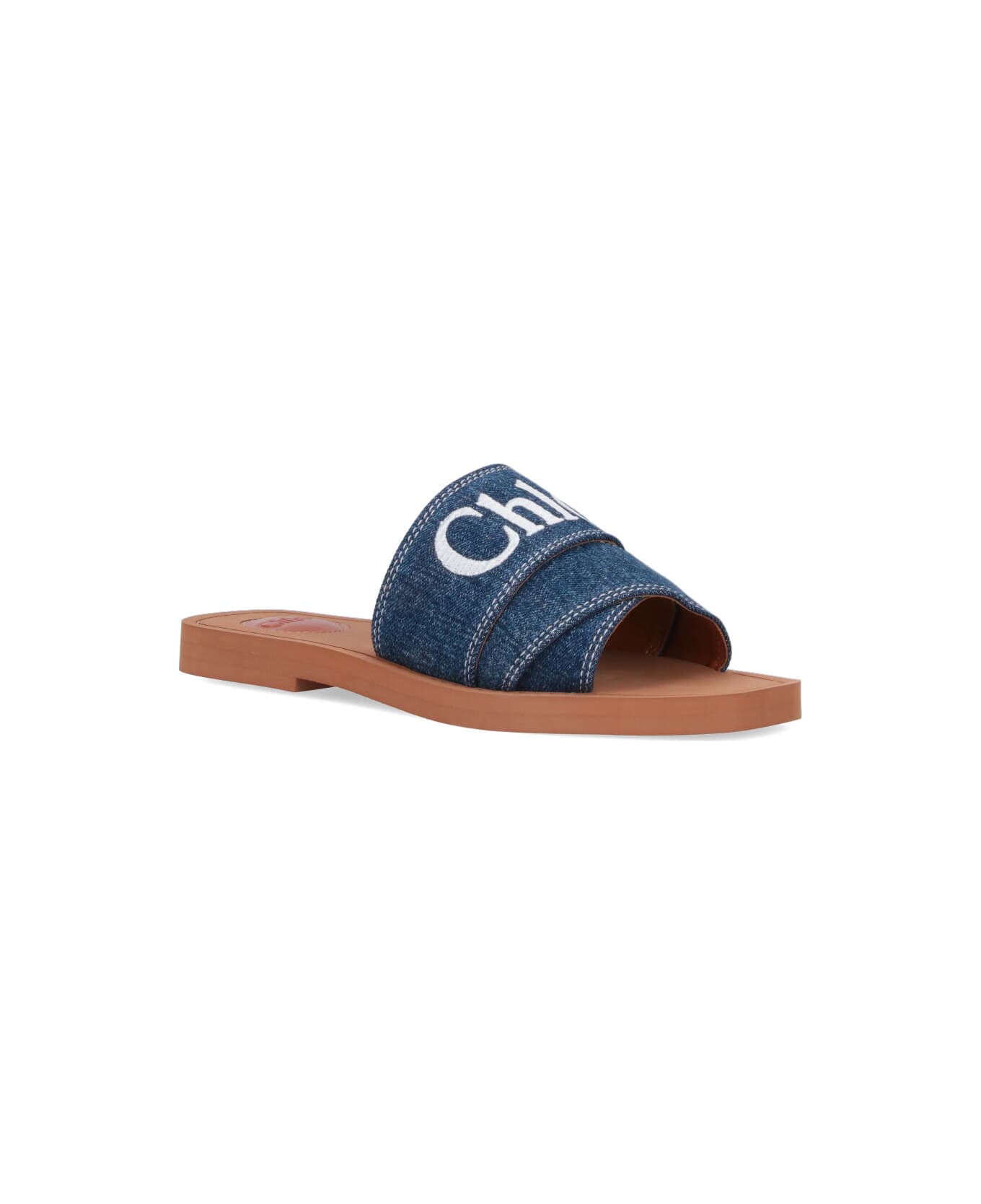 Chloé Woody Sandals - Blue
