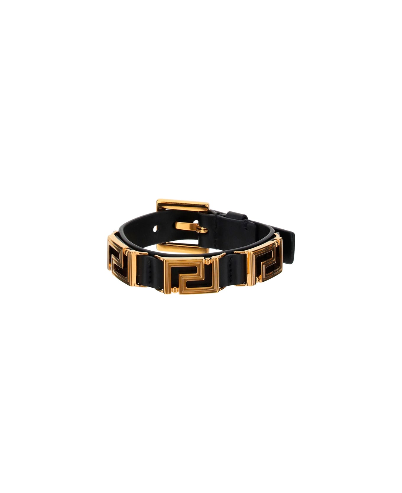 Versace Bracelet - Nero+oro Versace