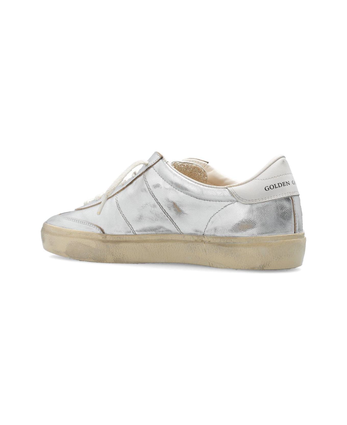 Golden Goose Soul-star Metallic Low-top Sneakers - Silver スニーカー
