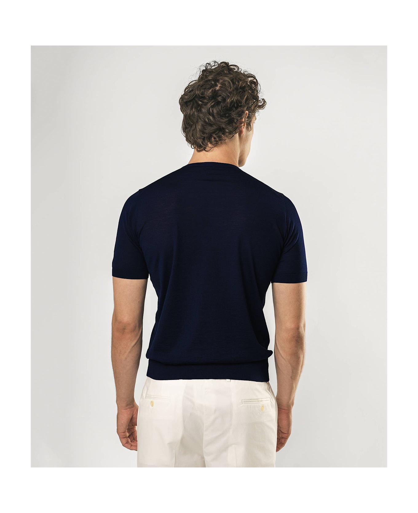 Larusmiani Crewneck Roquebrune T-Shirt - Navy