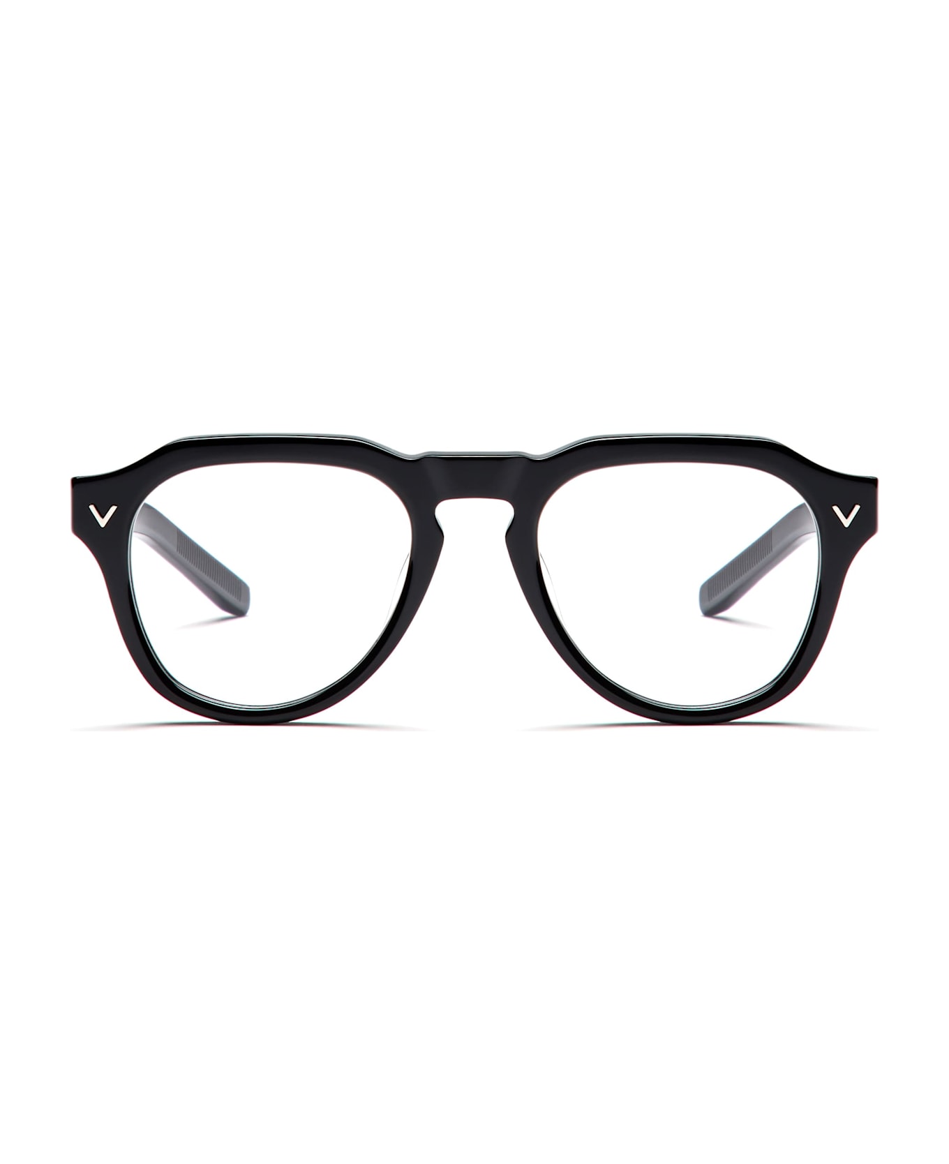 Valentino Eyewear V-tale-ii - Black Rx Glasses - blk  slv