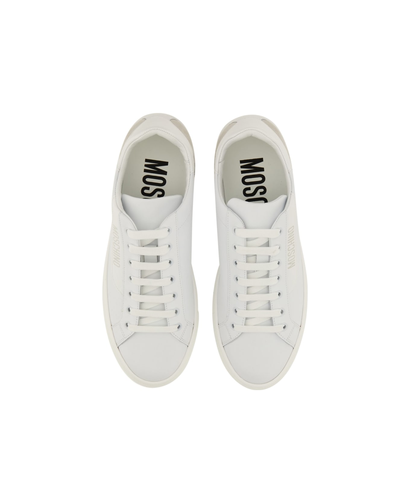 Moschino Sneaker With Logo - WHITE スニーカー