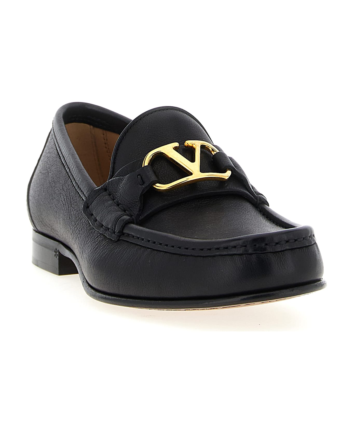 Valentino Garavani Vlogo Signature Loafers - Black  