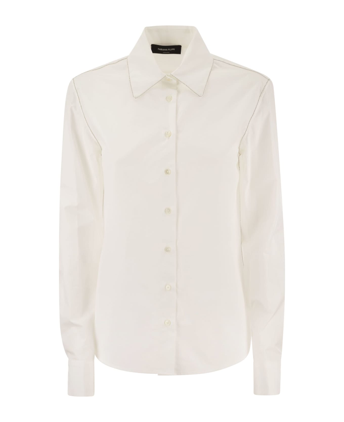 Fabiana Filippi Cotton Poplin Shirt - White