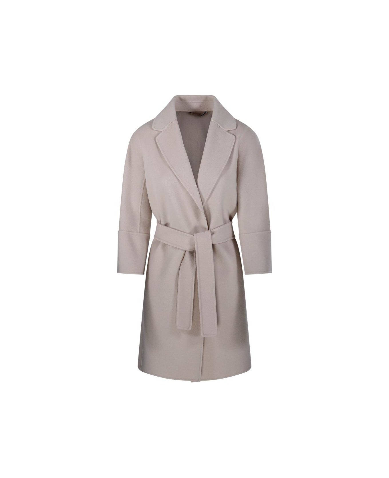 
S Max Mara Arona Belted Long-sleeved Coat