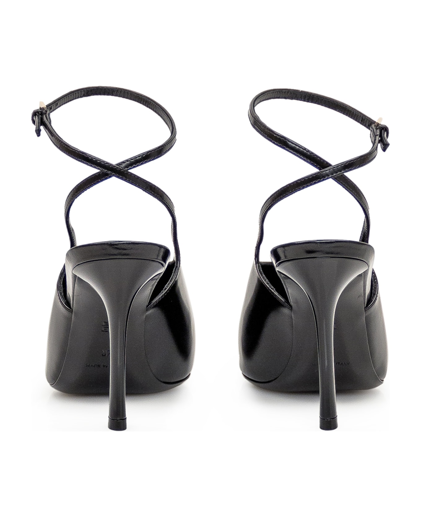 Givenchy Show Leather Pointy-toe Slingback - black ハイヒール