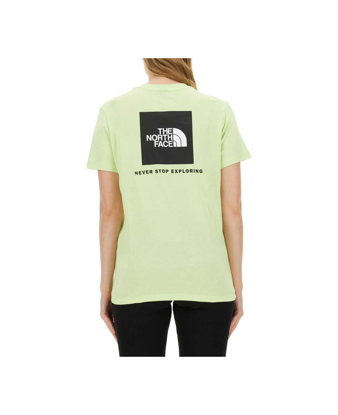 The North Face T-shirt With Logo - GREEN